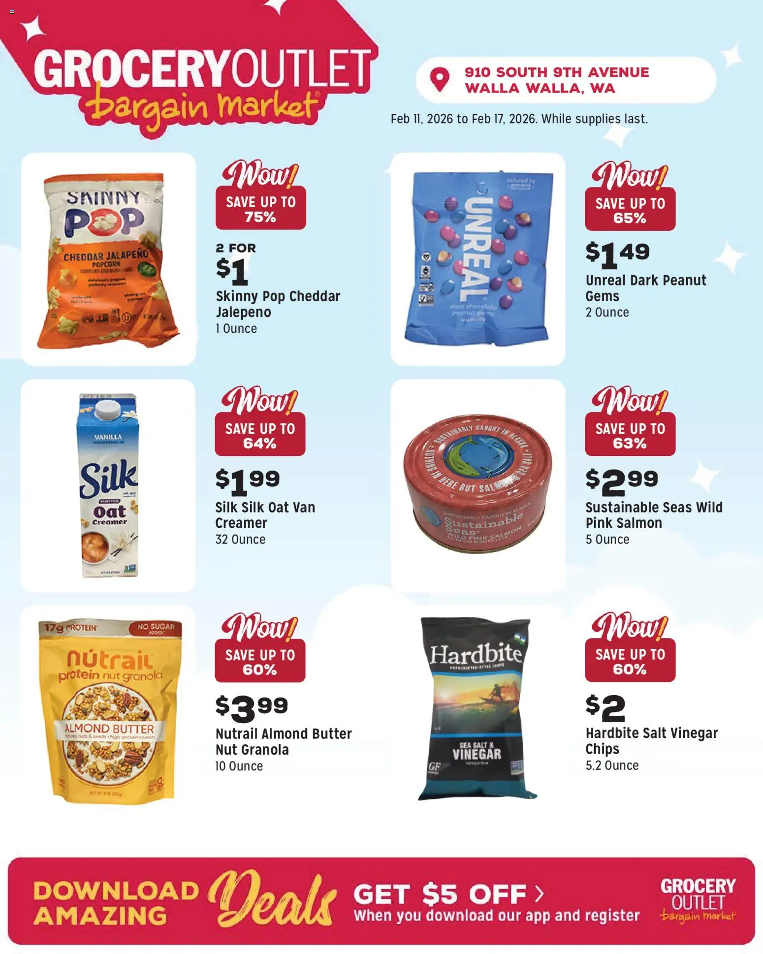 Grocery Outlet Weekly Ad - valid from 11.02.2026 | Page: 8 | Products: Vinegar, Butter, Chocolate, Sugar