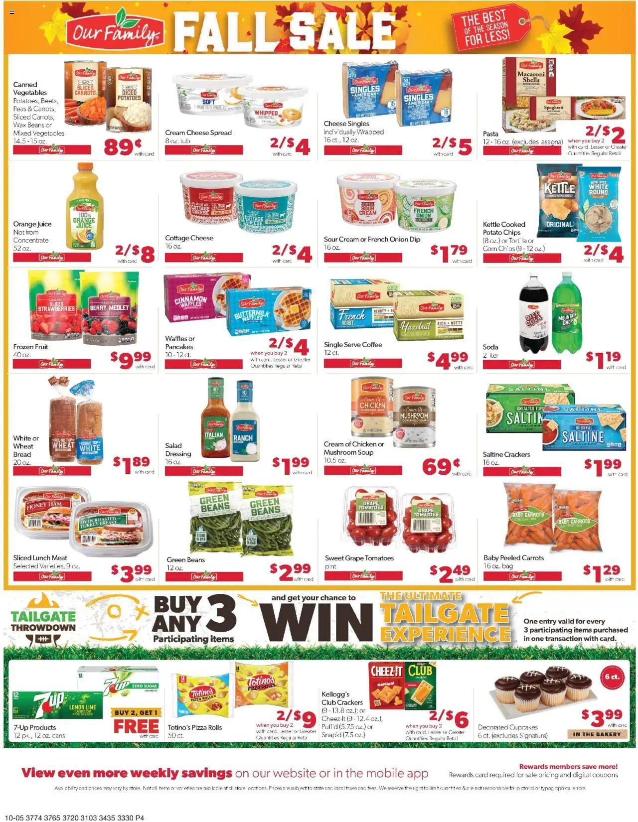 Family Fare Weekly Ad - IA - valid from 05.10.2025 | Page: 5 | Products: Bakery, Bread, Pasta, Onion