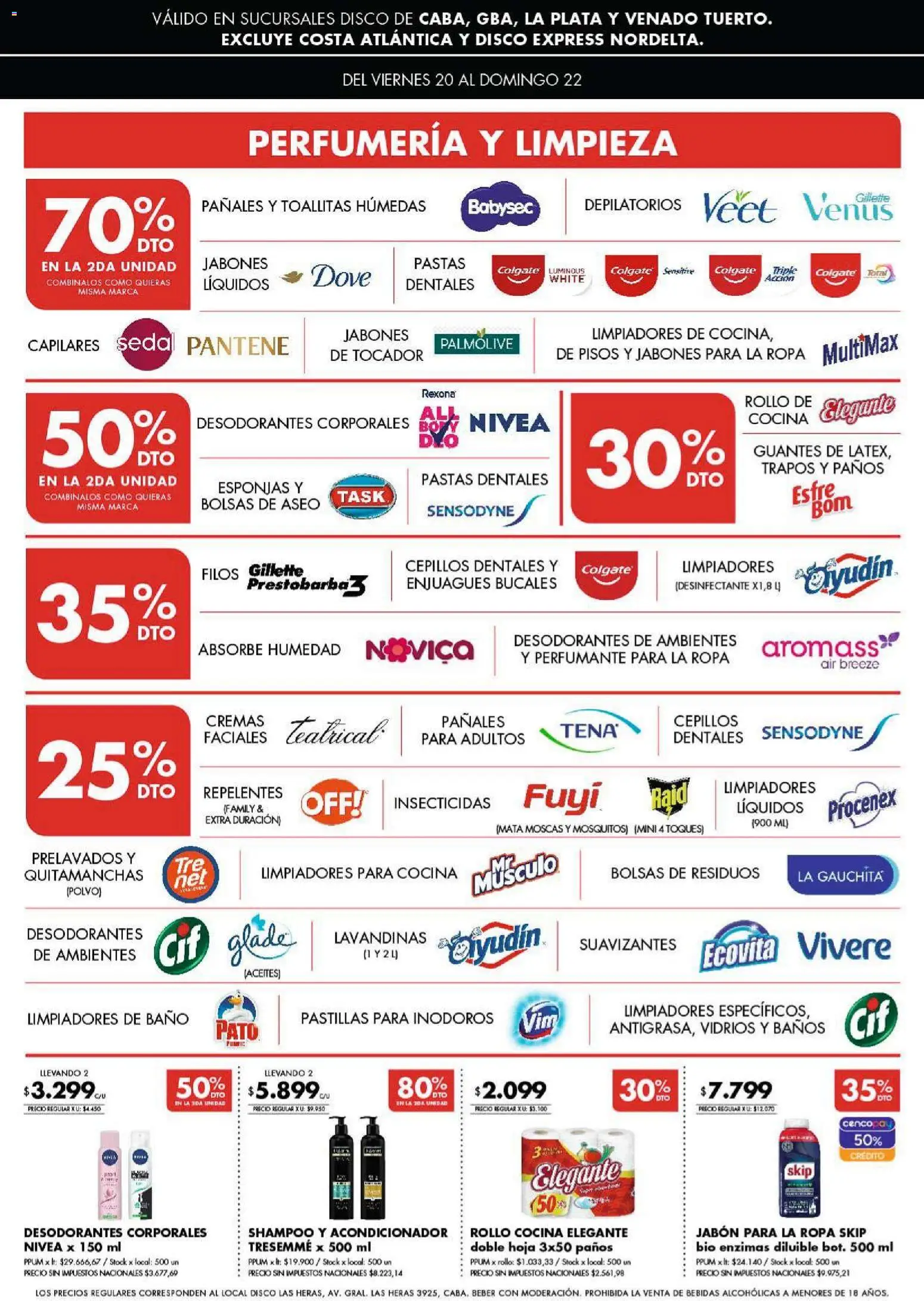 Disco ofertas │ válido desde el 20.02.2026 | Página: 6 | Productos: Desinfectante, Toallitas húmedas, Guantes, Pañales