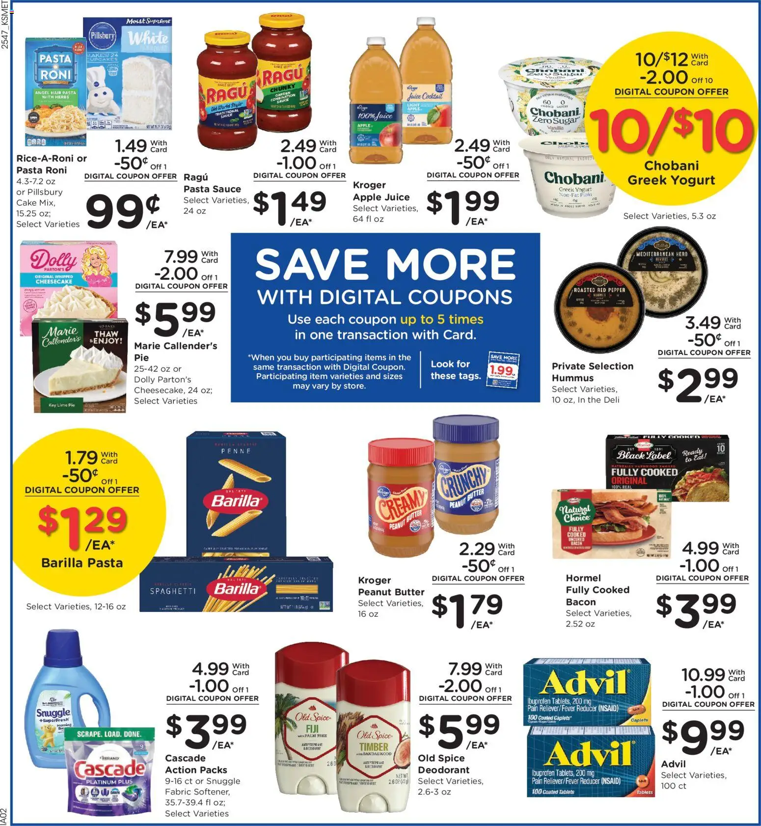 King Soopers Weekly Ad - valid from 26.12.2025 | Page: 5 | Products: Butter, Juice, Pasta, Cheesecake