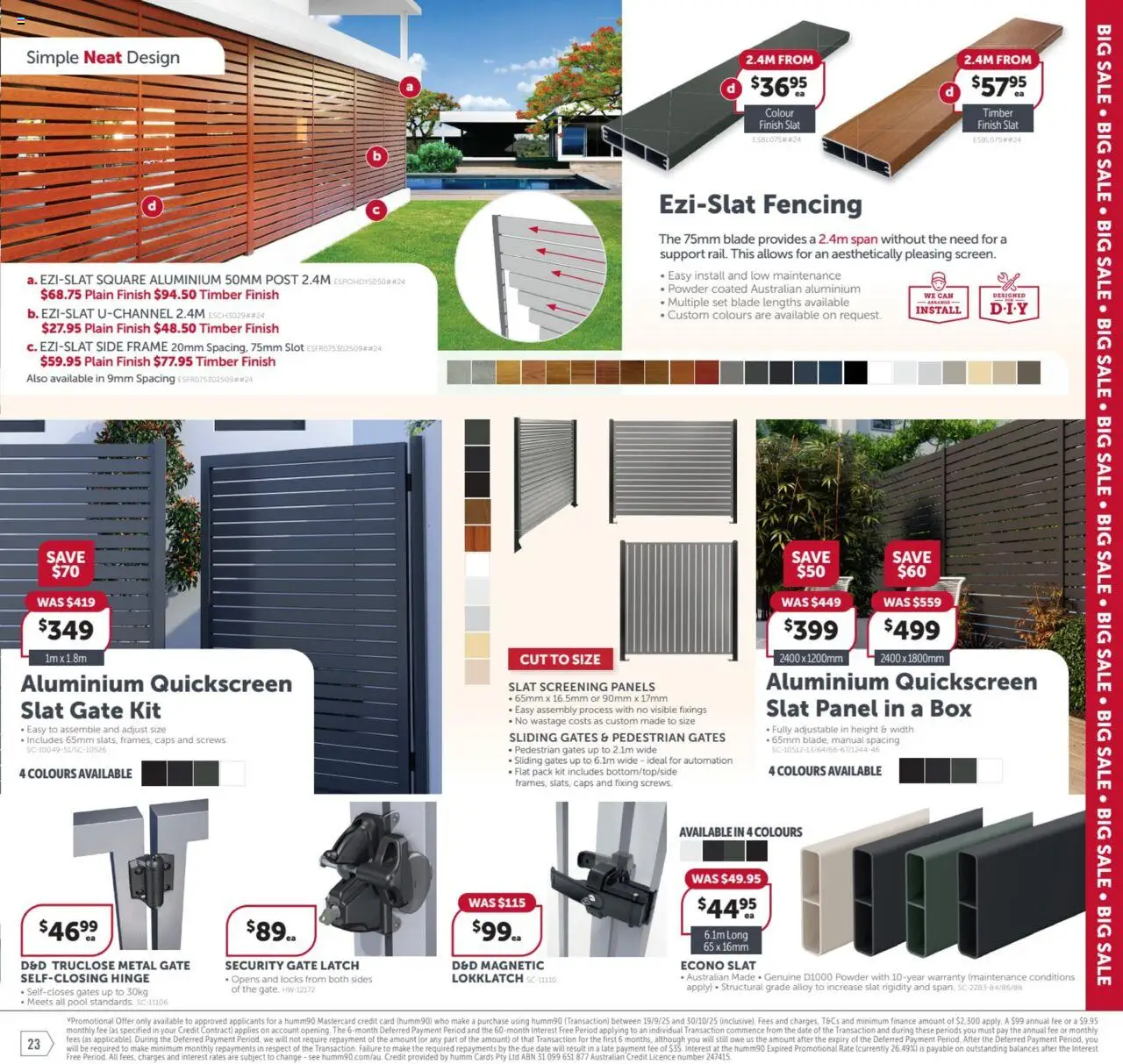 Stratco catalogue - valid from 19.09.2025 | Page: 23 | Products: Box, Gate, Powder, Date
