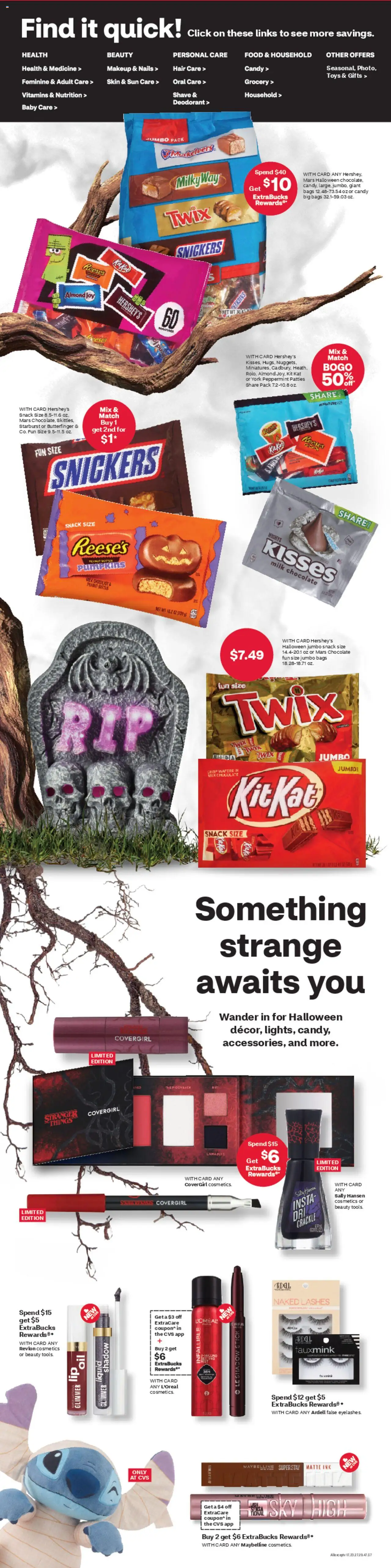 CVS Pharmacy Weekly Ad - FL - valid from 12.10.2025 | Page: 3 | Products: Peppermint, Ink, Chocolate, Deodorant