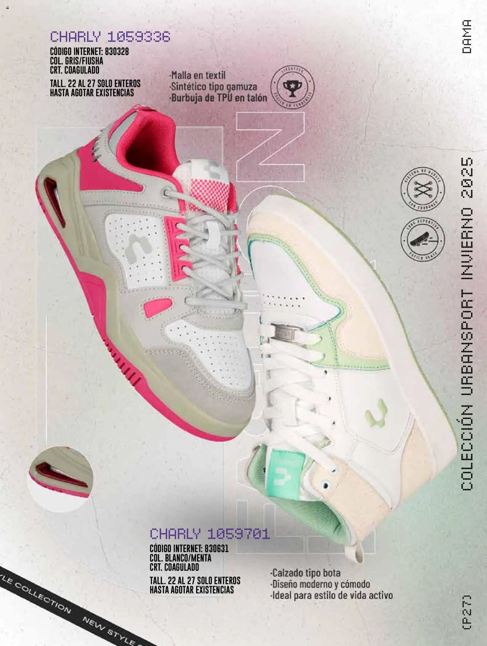 Nuevas ofertas de Impuls válidas en toda la República Mexicana desde el 01.09.2025. ¡Encuentra las mejores ofertas en Impuls catálogo Urban Sport Invierno 2025! | Página: 29 | Productos: Gamuza