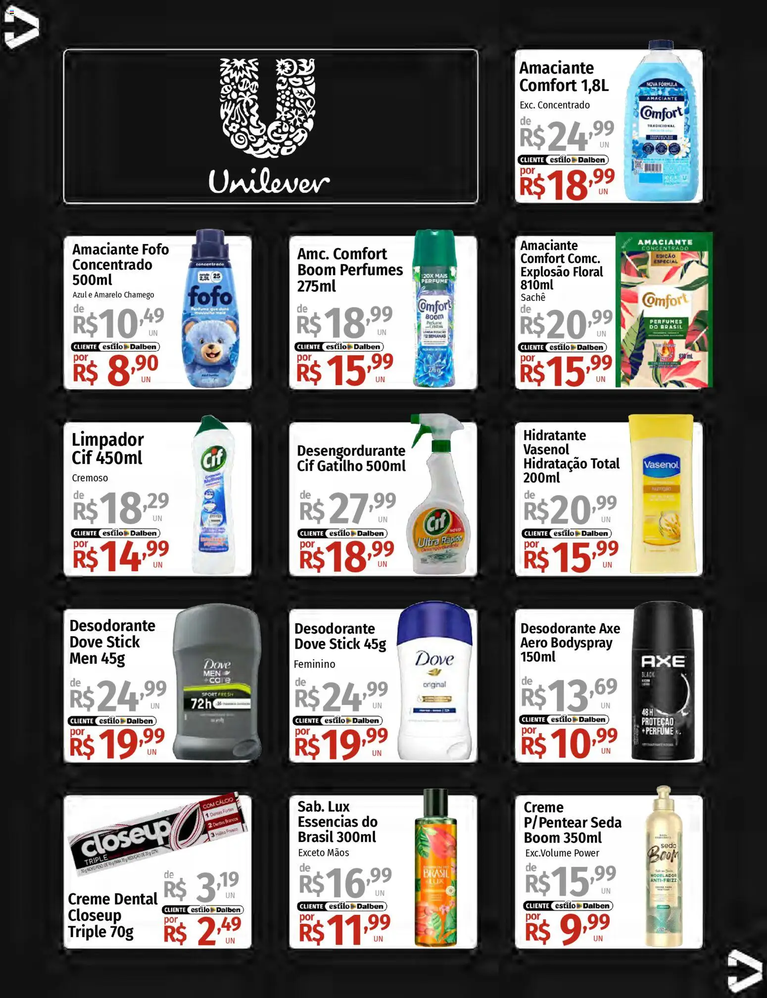 Supermercado Dalben Folheto - válido de 13.11.2025 | Página: 29 | Produtos: Perfume, Perfumes, Dove, Creme dental