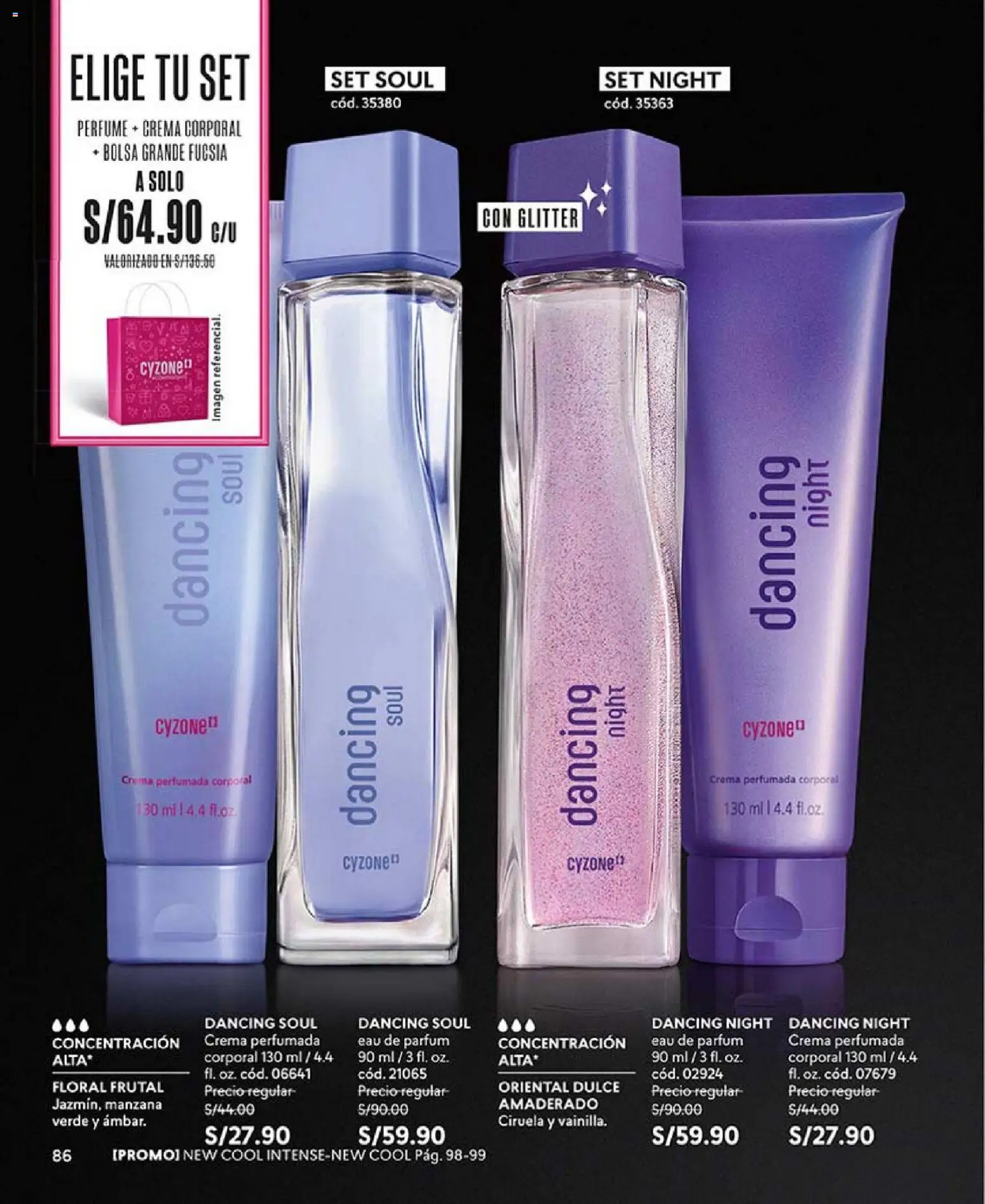 Catálogo CyZone válido desde 18.12.2025 | Página: 86 | Productos: Crema, Bolsa, Perfume