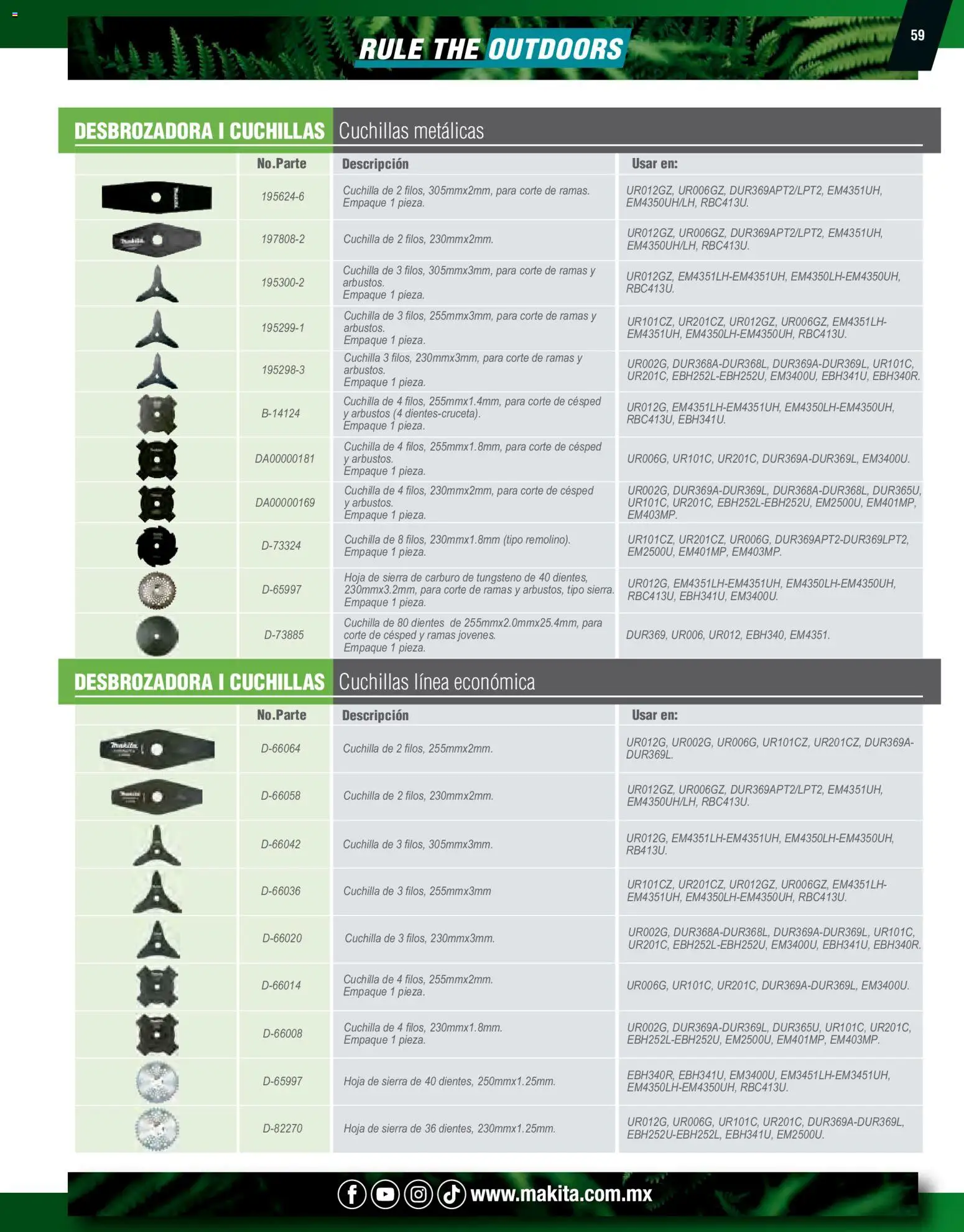 Nuevas ofertas de Makita válidas en toda la República Mexicana desde el 07.10.2024. ¡Encuentra las mejores ofertas en Makita catálogo Ope! | Página: 59 | Productos: Sierra