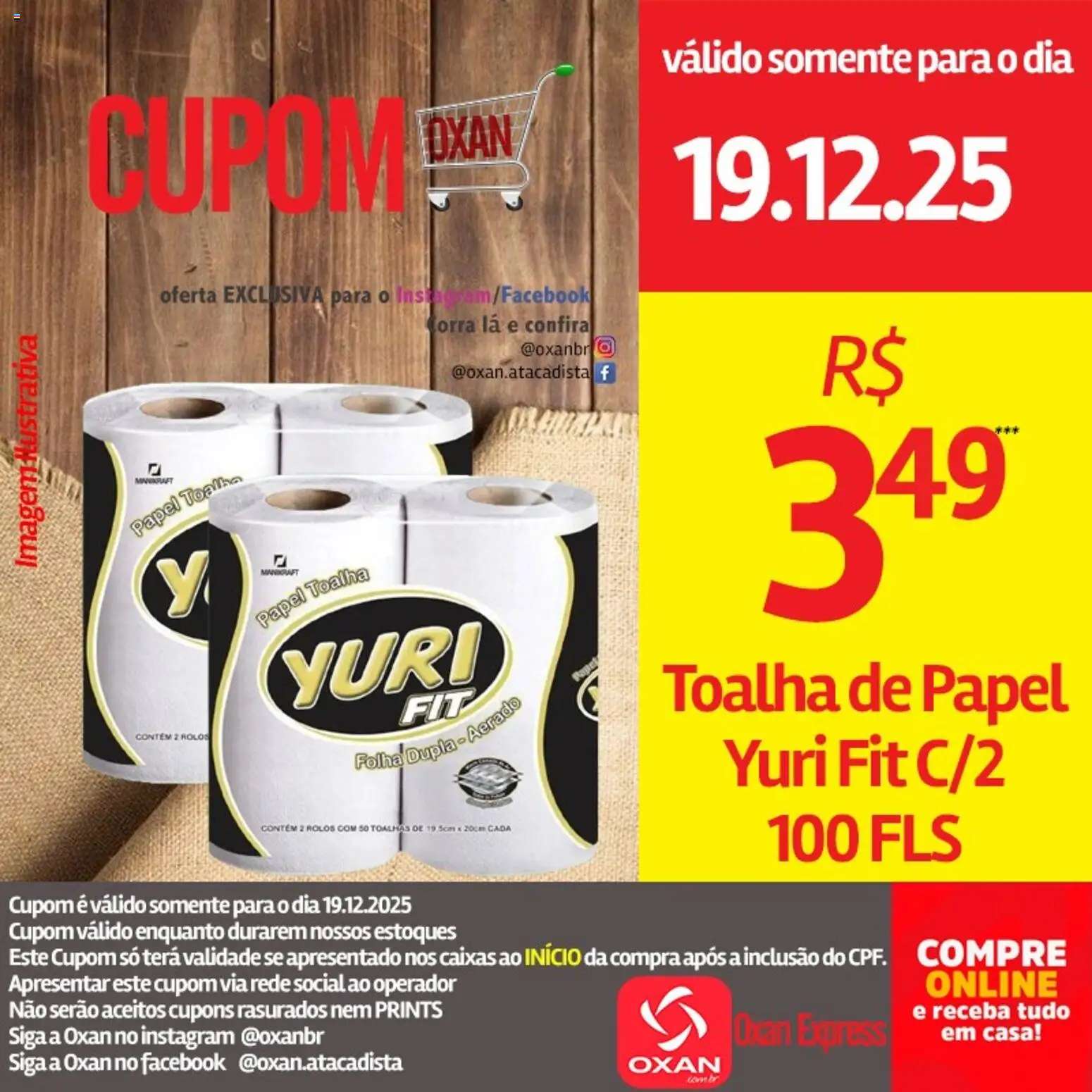 Oxan Atacadista Folheto - válido de 19.12.2025 | Página: 15 | Produtos: Papel toalha