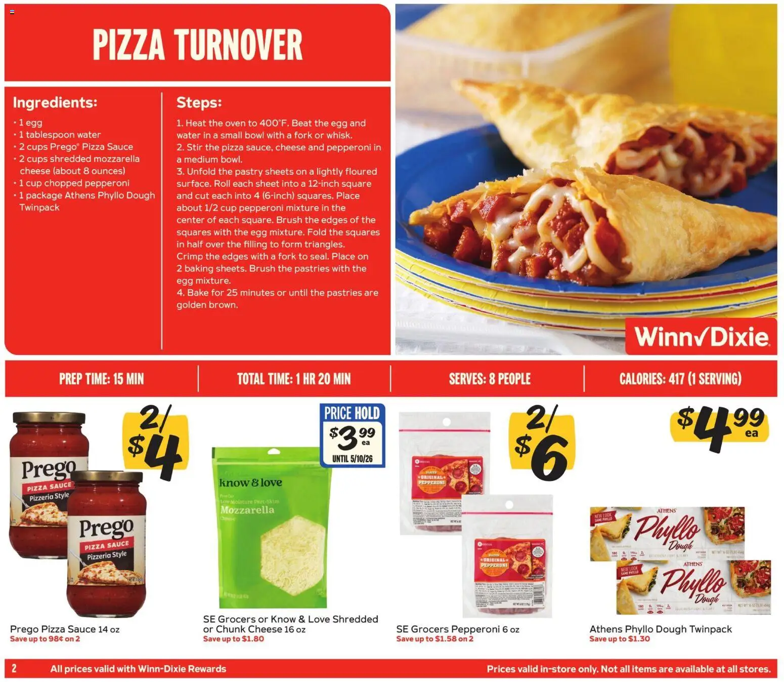 Winn Dixie Ad - valid from 25.03.2026 | Page: 2 | Products: Brush, Sheet, Oven, The oven