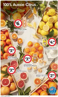 Coles catalogue - valid from 06.08.2025 | Page: 18 | Products: Oranges, Mandarins, Grapefruit, Bag