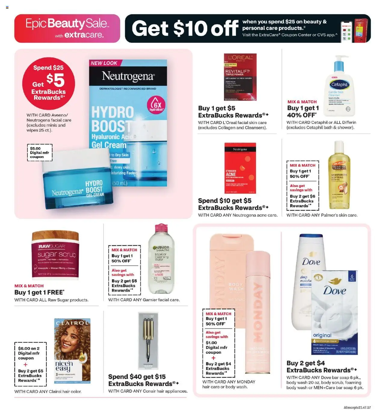 CVS Pharmacy Weekly Ad - KS - valid from 24.08.2025 | Page: 5 | Products: Bath, Body Wash, Water, Sugar