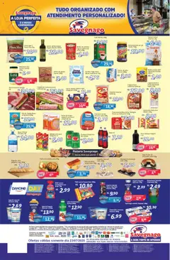 Savegnago Folheto - válido de 23.07.2025 | Página: 2 | Produtos: Cebola, Sanduíche, Carne, Pipoca