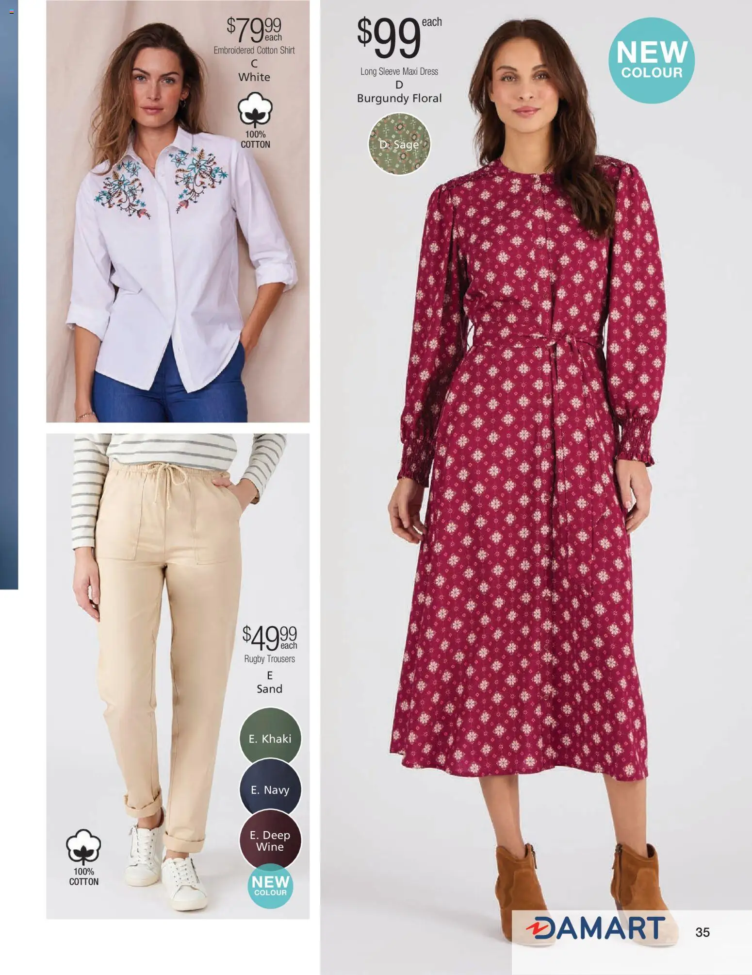 Innovations catalogue - valid from 07.01.2026 | Page: 47 | Products: Floral, Long sleeve, Wine, Dress