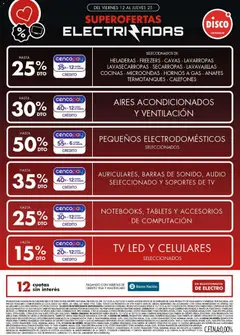 Vista previa Disco - Ofertas | Electro, T. Libre y más válido desde el 12.12.2025