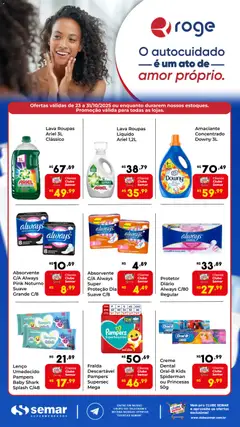 Semar Supermercado - Ofertas Roge - Pré-Visualização do folheto da loja Semar Supermercado, válido de 23.10.2025