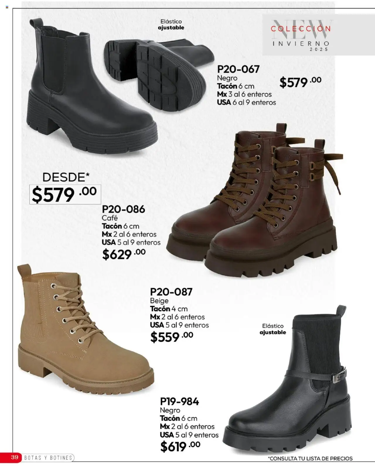 Nuevas ofertas de Cklass válidas en toda la República Mexicana desde el 16.09.2025. ¡Encuentra las mejores ofertas en Cklass - Catálogo Invierno! | Página: 195 | Productos: Botas, Café, Botines