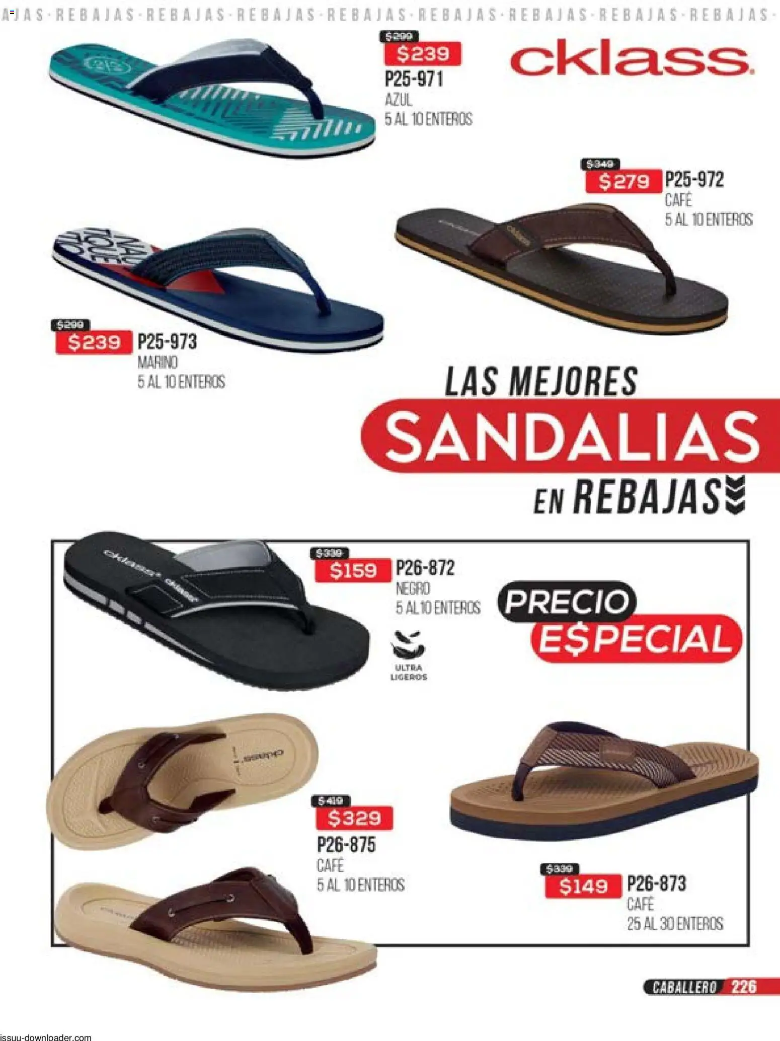 Nuevas ofertas de Cklass válidas en toda la República Mexicana desde el 31.10.2025. ¡Encuentra las mejores ofertas en Cklass catálogo Súper Rebajas Calzado! | Página: 227