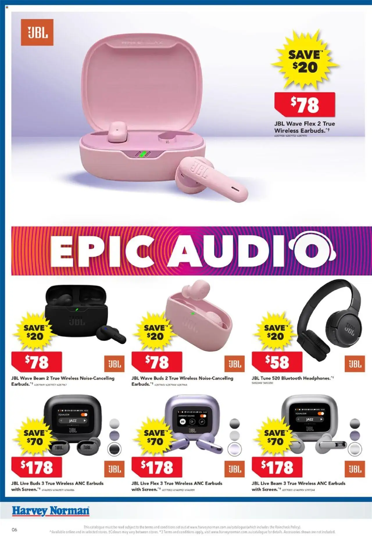 Harvey Norman catalogue - valid from 10.10.2025 | Page: 6 | Products: Accessories, Audio