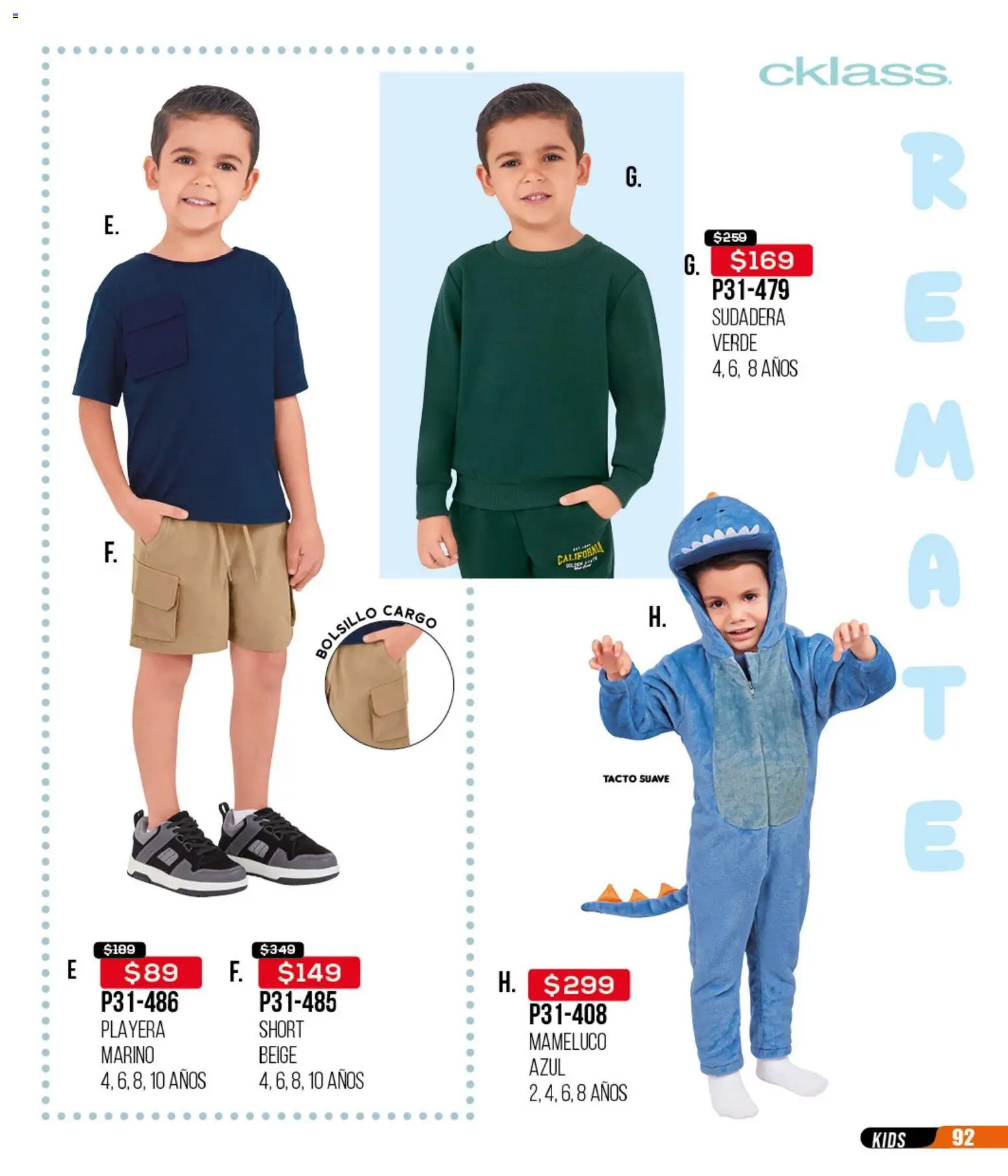 Nuevas ofertas de Cklass válidas en toda la República Mexicana desde el 16.02.2026. ¡Encuentra las mejores ofertas en Cklass catálogo Remate Ropa! | Página: 93 | Productos: Sudadera, Playera, Short, Mameluco