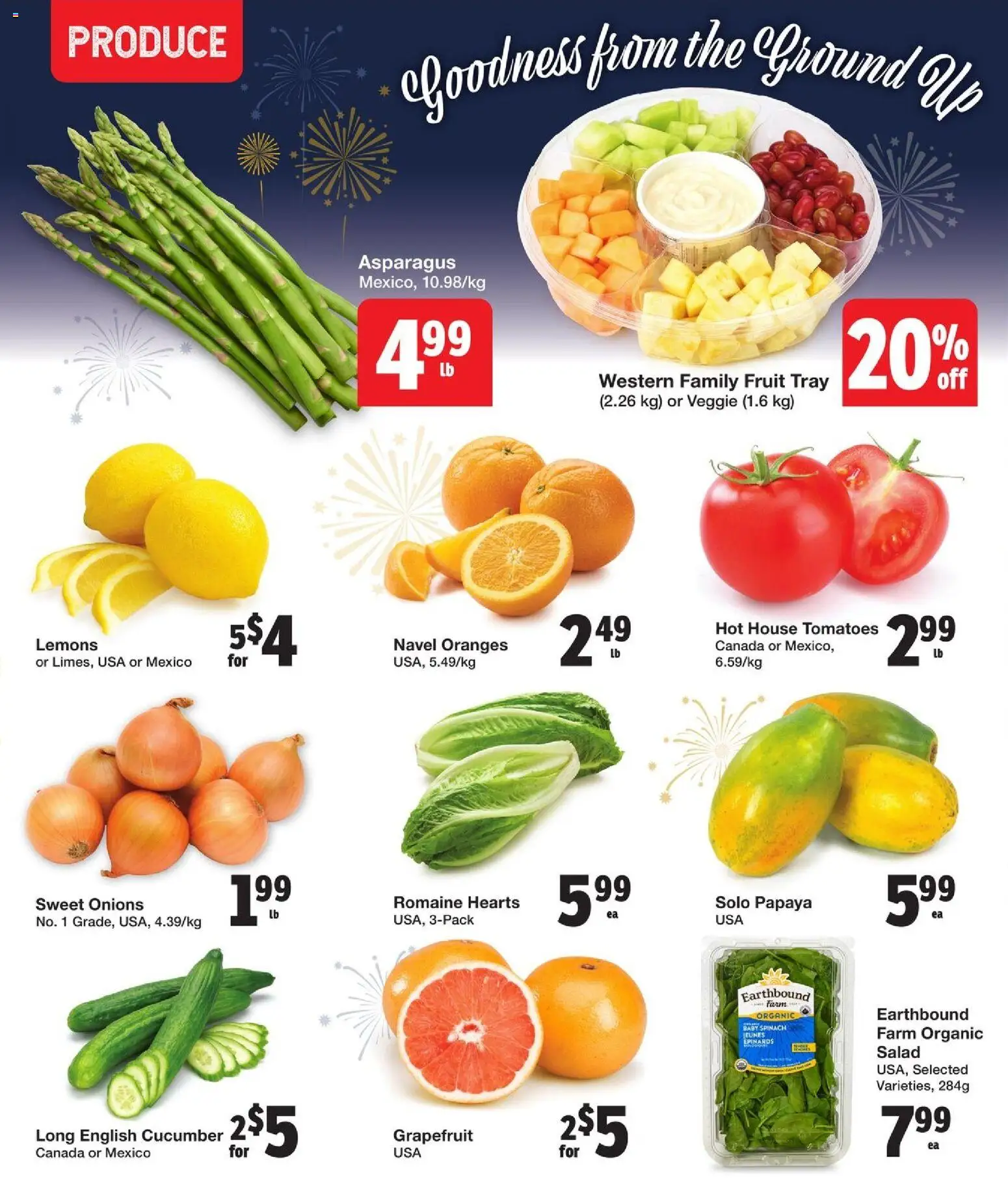 Quality Foods flyer valid from 27.12.2025 | Page: 3 | Products: Salad, Oranges, Tomatoes