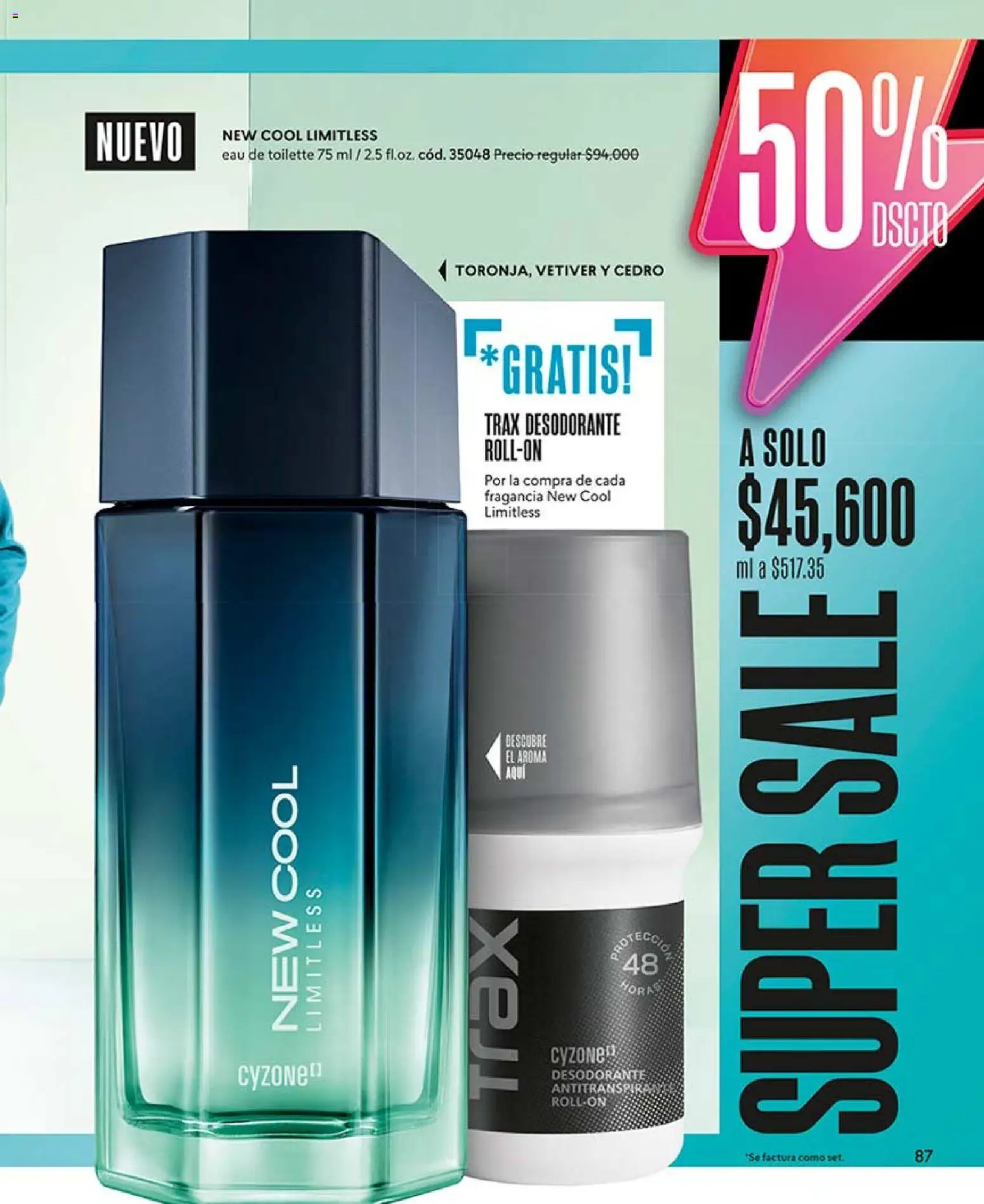 CyZone revista - valida desde el 15.04.2026 | Página: 87 | Productos: Fragancia, Eau de toilette, Desodorante