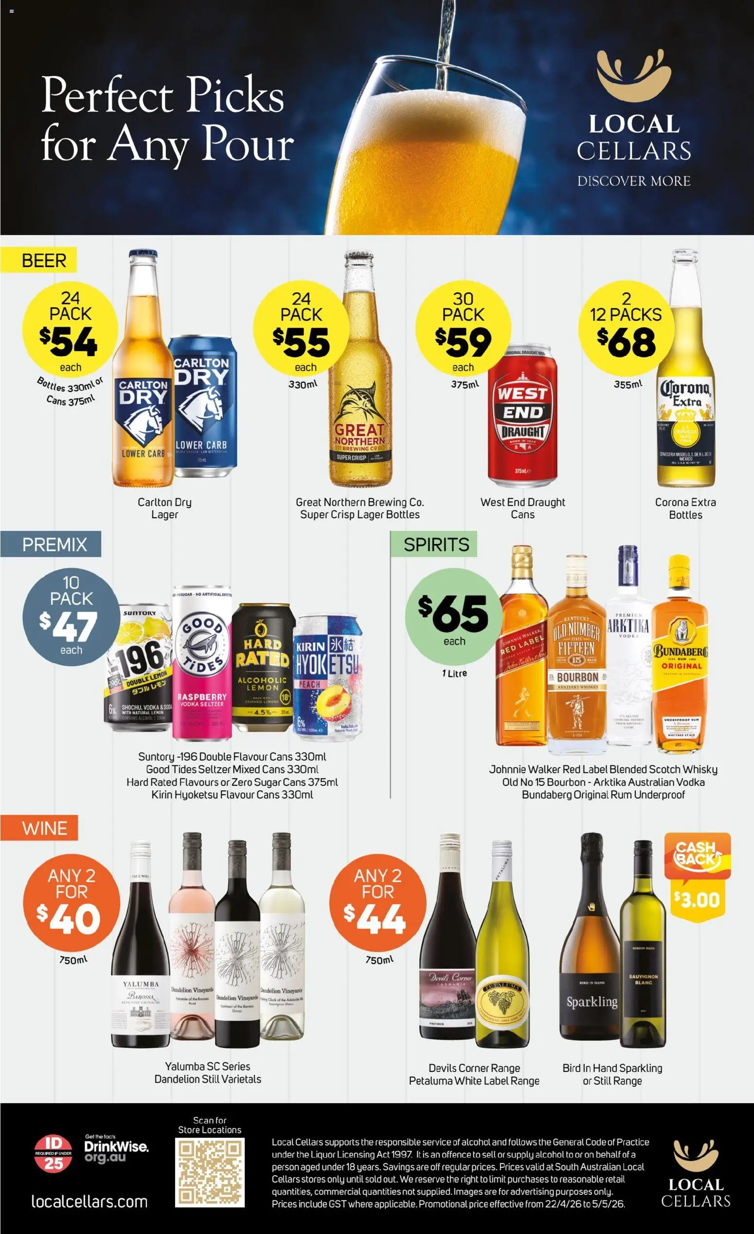 Foodland catalogue - valid from 29.04.2026 | Page: 33 | Products: Bourbon, Whiskey, Scotch, Clock