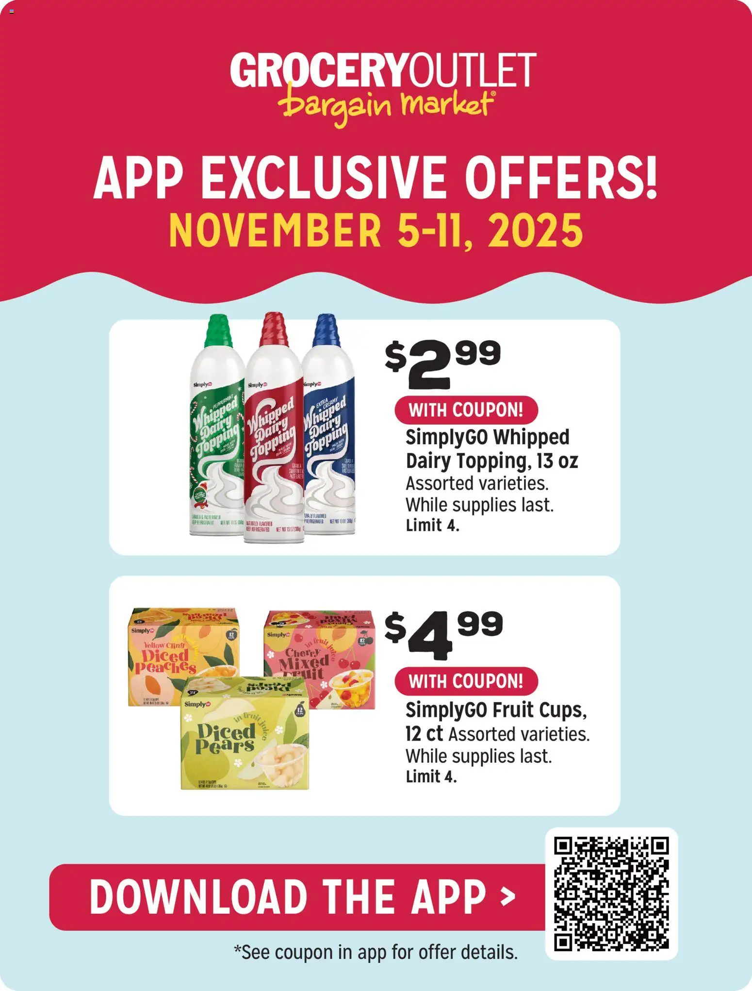 Grocery Outlet Weekly Ad - OH - valid from 05.11.2025 | Page: 5 | Products: Peppermint, Peaches, Juice