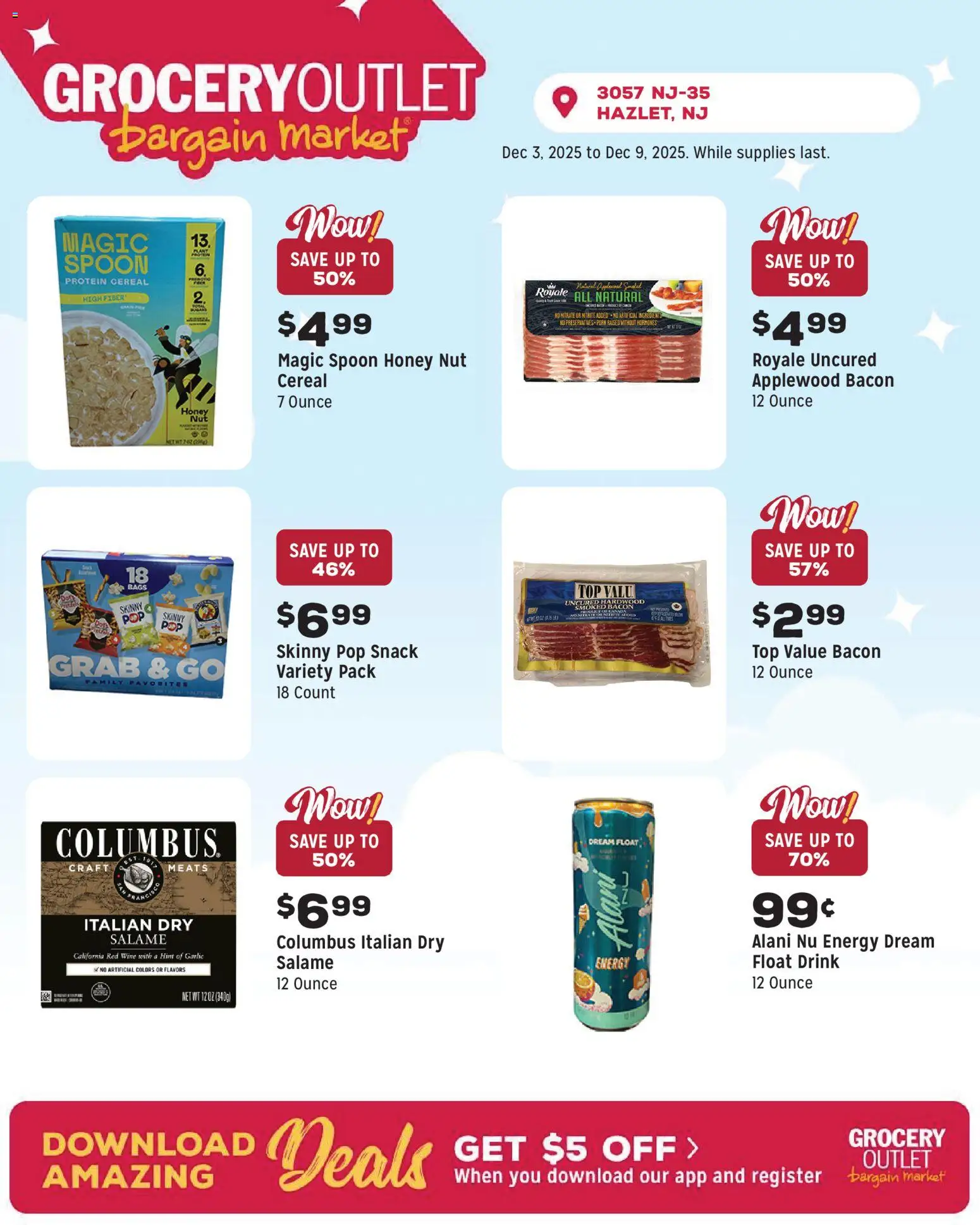 Grocery Outlet Weekly Ad - NJ - valid from 03.12.2025 | Page: 7 | Products: Wine, Pork, Garlic