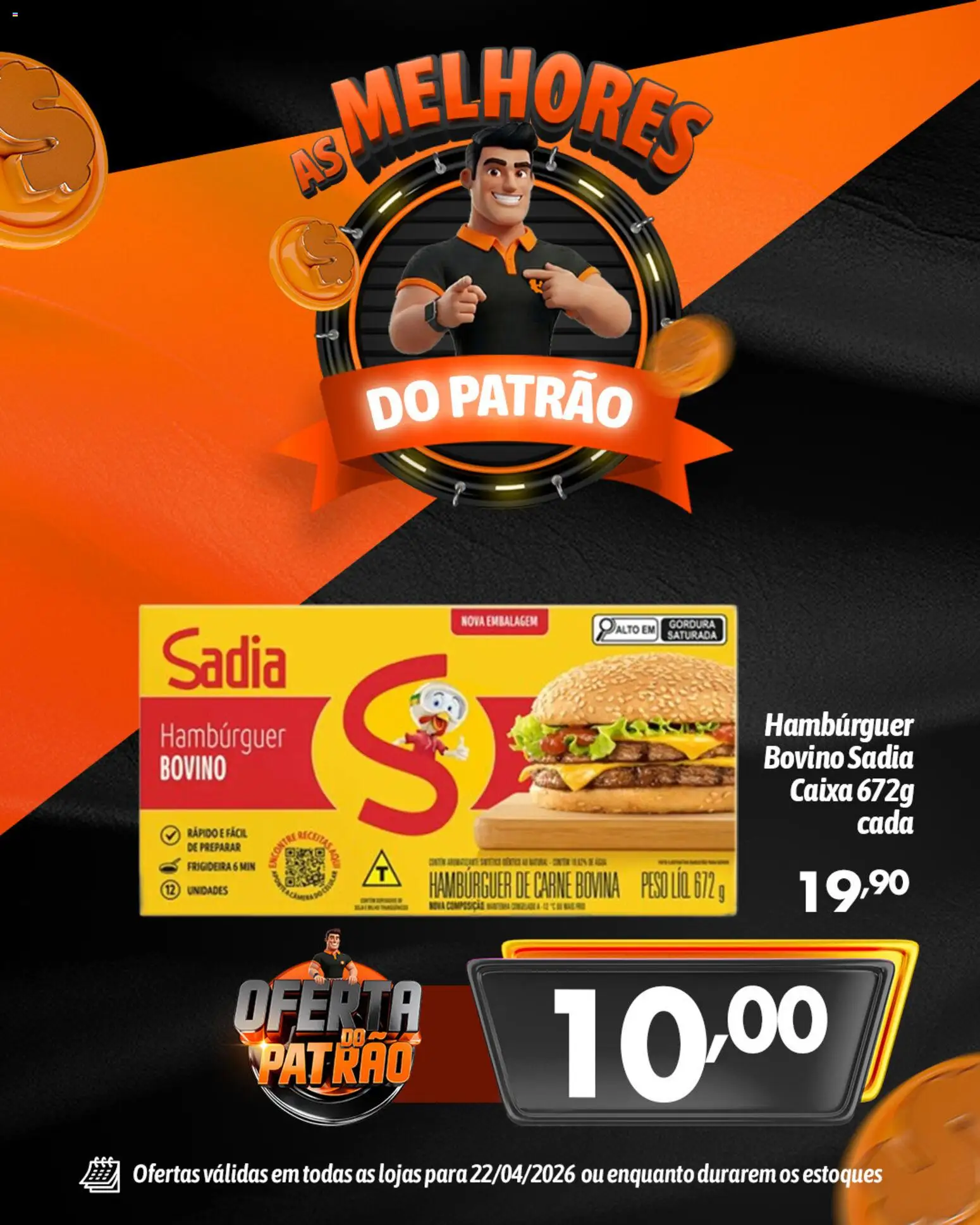 Big Compra Folheto - válido de 22.04.2026 | Página: 3 | Produtos: Frigideira, Caixa, Carne, Hambúrguer