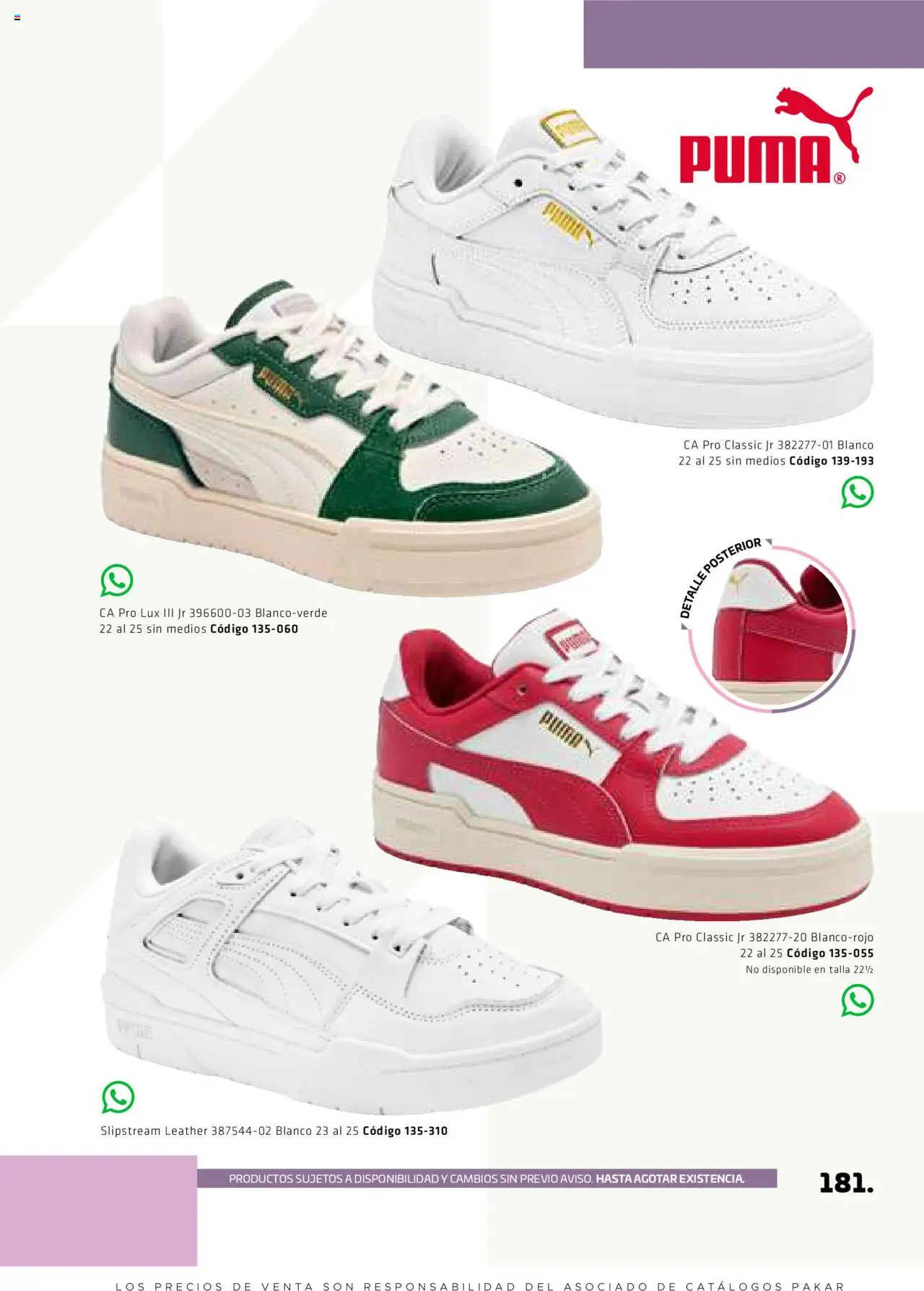 Nuevas ofertas de SC Pakar válidas en toda la República Mexicana desde el 29.08.2025. ¡Encuentra las mejores ofertas en SC Pakar - Catálogo Otoño Women! | Página: 181