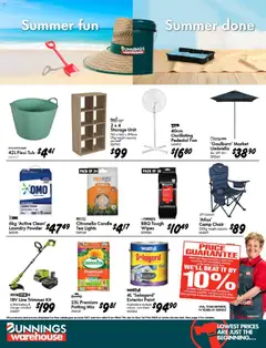 Preview of Bunnings Warehouse Summer Fun Summer Done Catalogue - valid from 07.01.2026