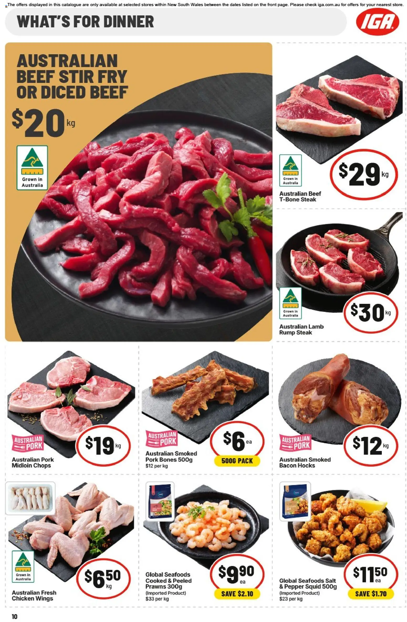 IGA catalogue - valid from 22.04.2026 | Page: 11 | Products: Butter, Mandarins, Popcorn, Salad