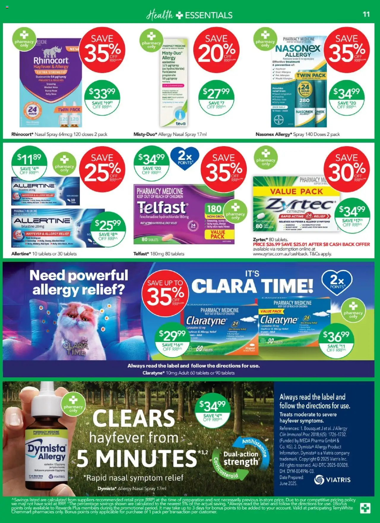 Terry White catalogue - valid from 21.08.2025 | Page: 15 | Products: Date, Treatment, Tablets, Allergy