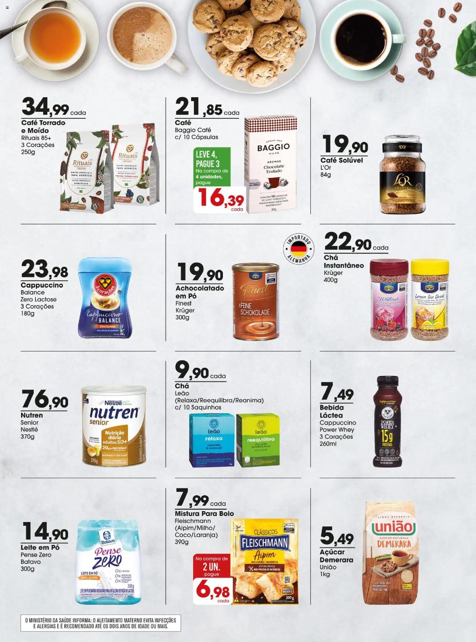 Zaffari Folheto - válido de 03.03.2026 | Página: 7 | Produtos: Batedeira, Aipim, Leite, Café solúvel