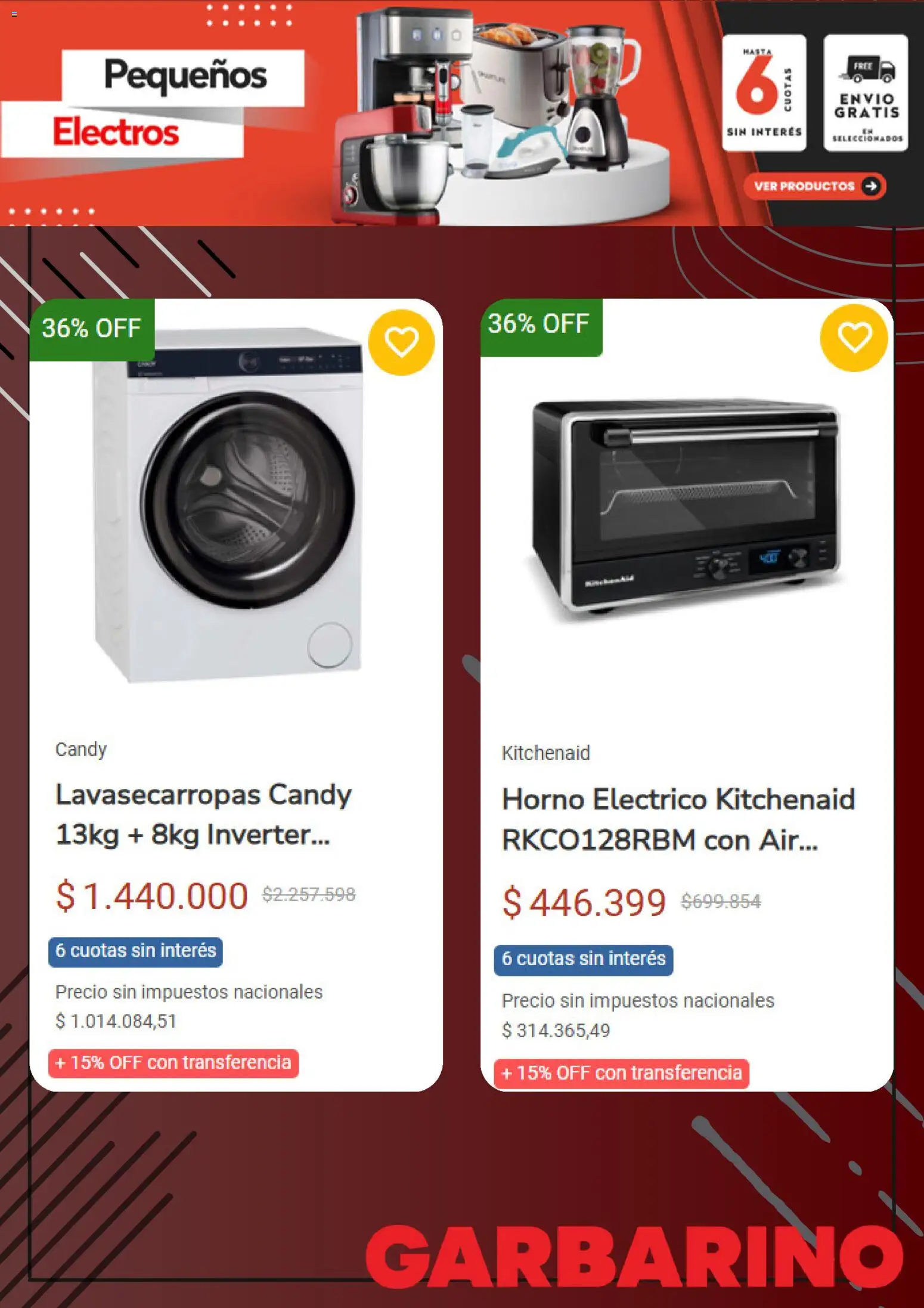 Garbarino catálogo │ válido desde el 17.12.2025 | Página: 4 | Productos: Horno, Horno eléctrico