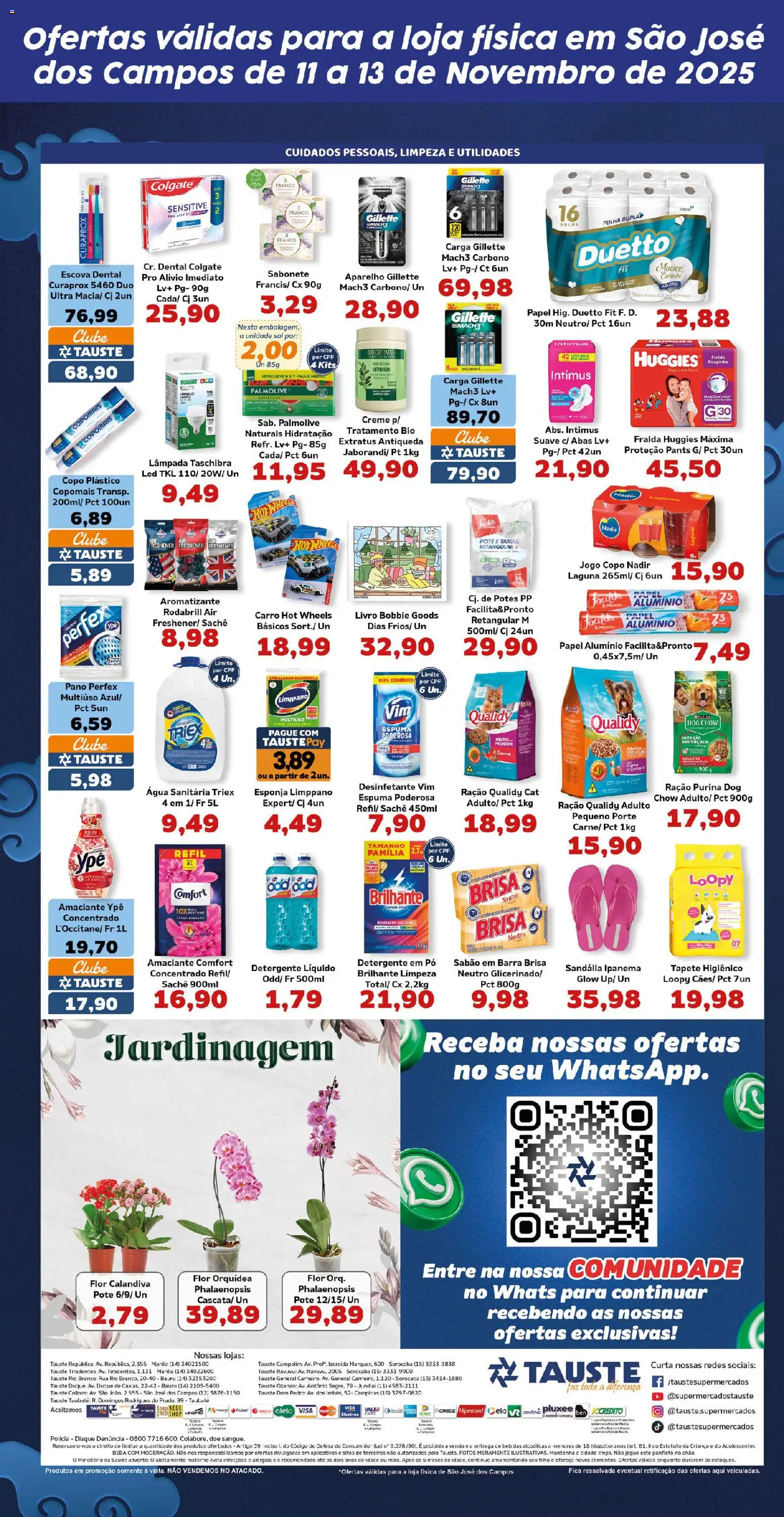 Tauste Folheto - válido de 11.11.2025 | Página: 5 | Produtos: Lâmpada, Sabão em barra, Tapete, Fraldas