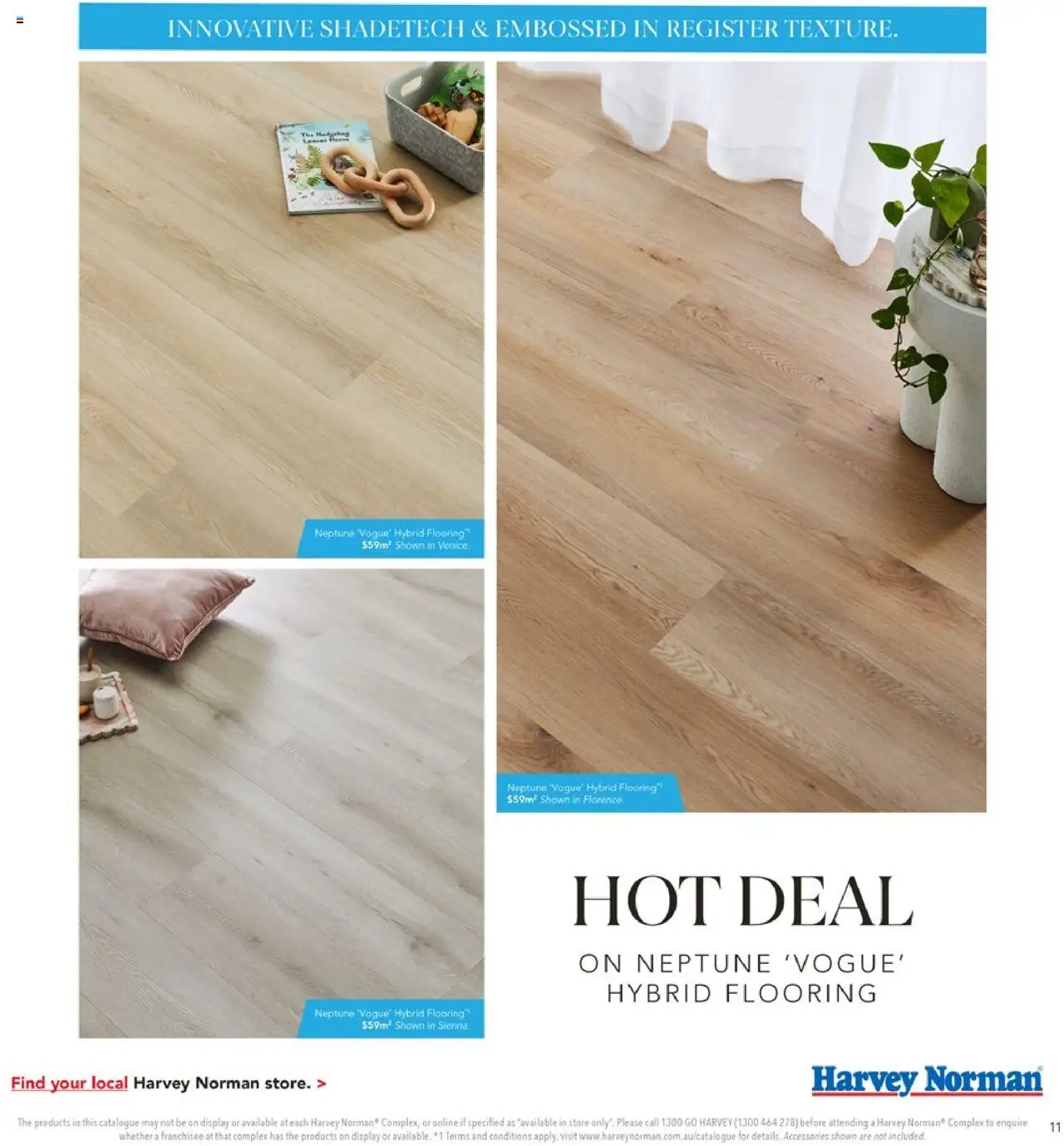 Harvey Norman catalogue - valid from 07.08.2025 | Page: 11 | Products: Flooring, Accessories