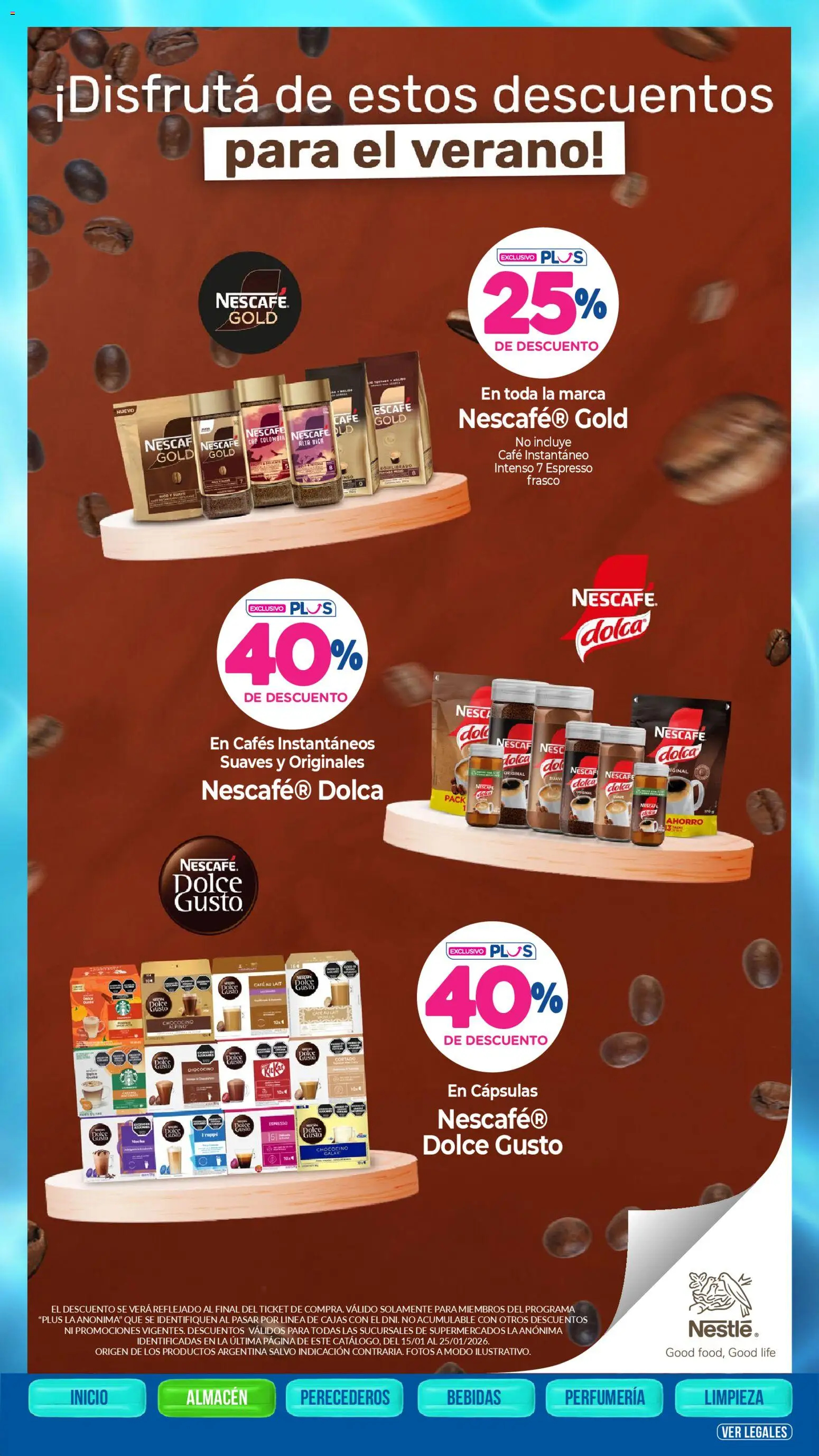 La Anonima catálogo │ válido desde el 15.01.2026 | Página: 5 | Productos: Frasco, Café