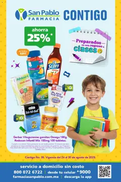 Vista previa de Farmacia San Pablo catálogo, nuevo folleto de la tienda, válido en México a partir del 24.08.2025