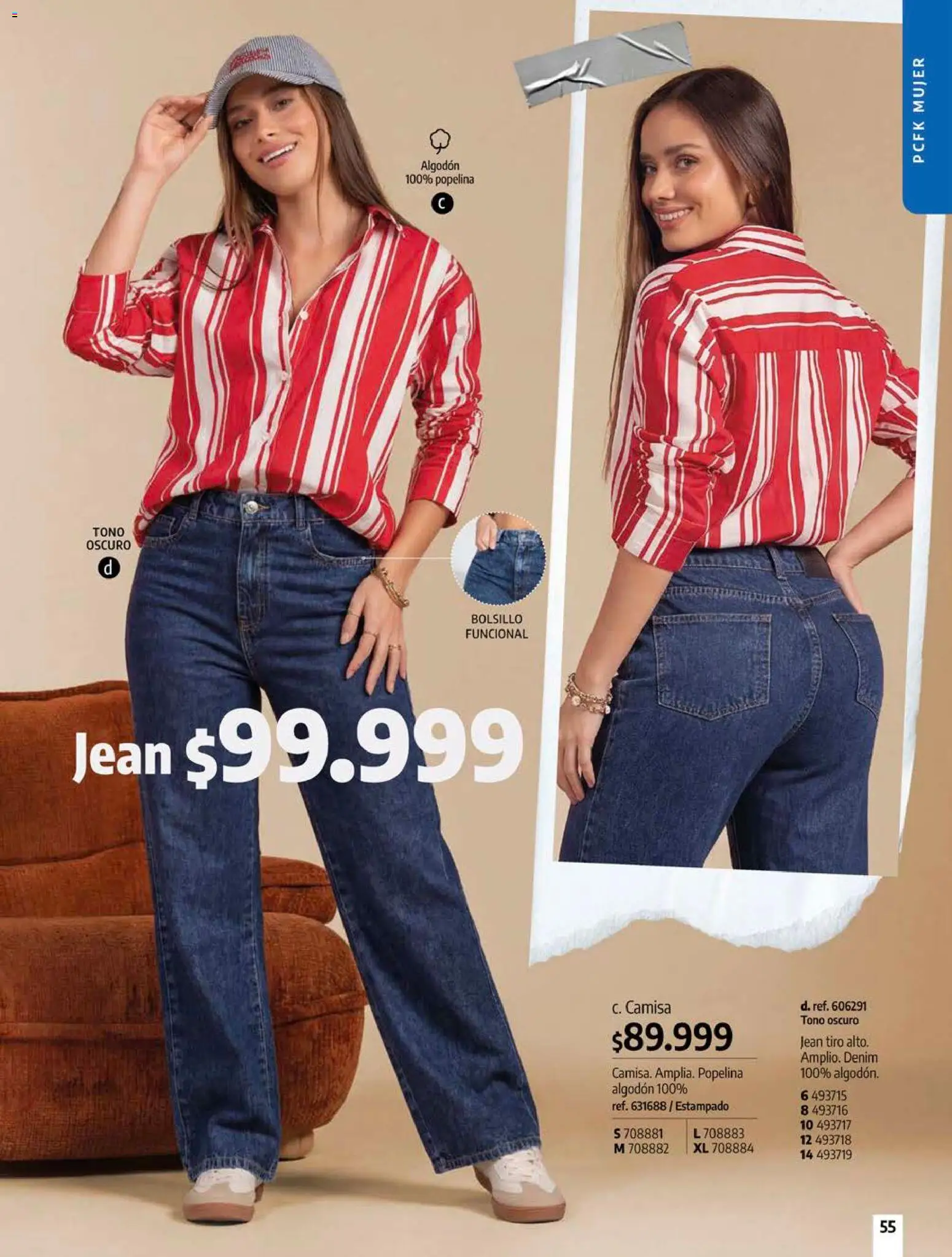 Pacifika revista - valida desde el 01.08.2026 | Página: 55 | Productos: Algodón, Jean, Camisa