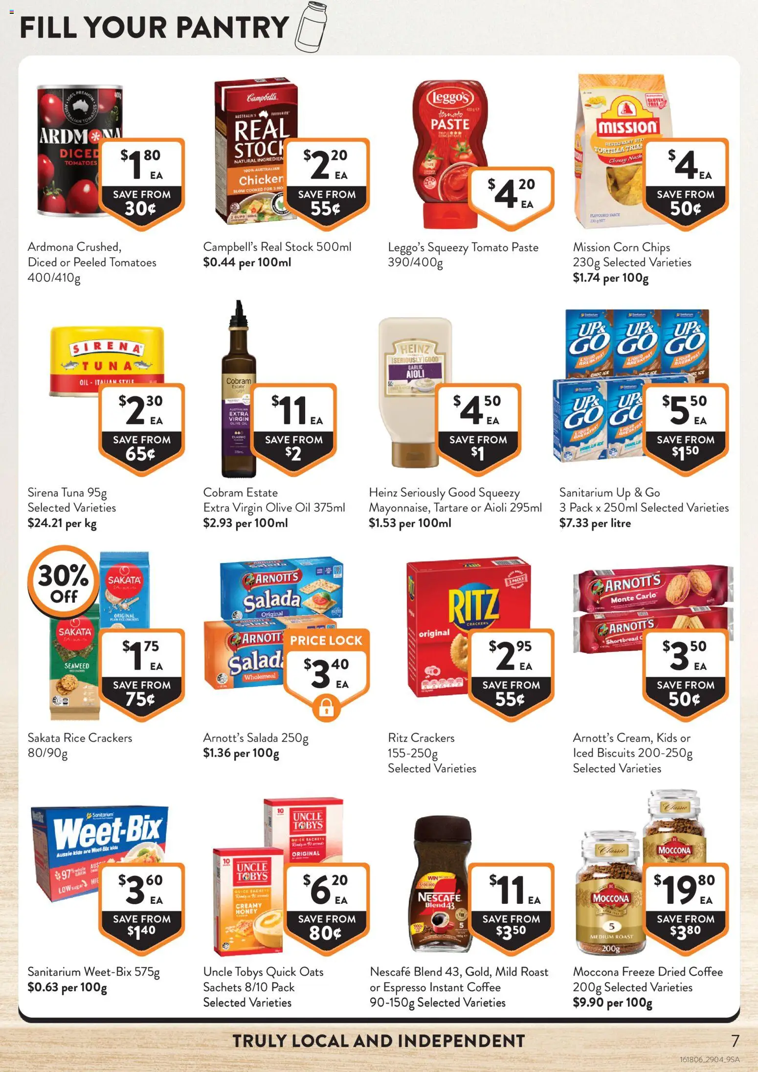 Foodworks catalogue - valid from 29.04.2026 | Page: 7 | Products: Crackers, Honey, Chicken, Sugar