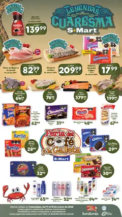 Vista previa de Galletas Sándwich S-Mart, Galletas Sándwich S-Mart 368 g, nuevo folleto de la tienda, válido en México a partir del 24.03.2026 | Página: 2