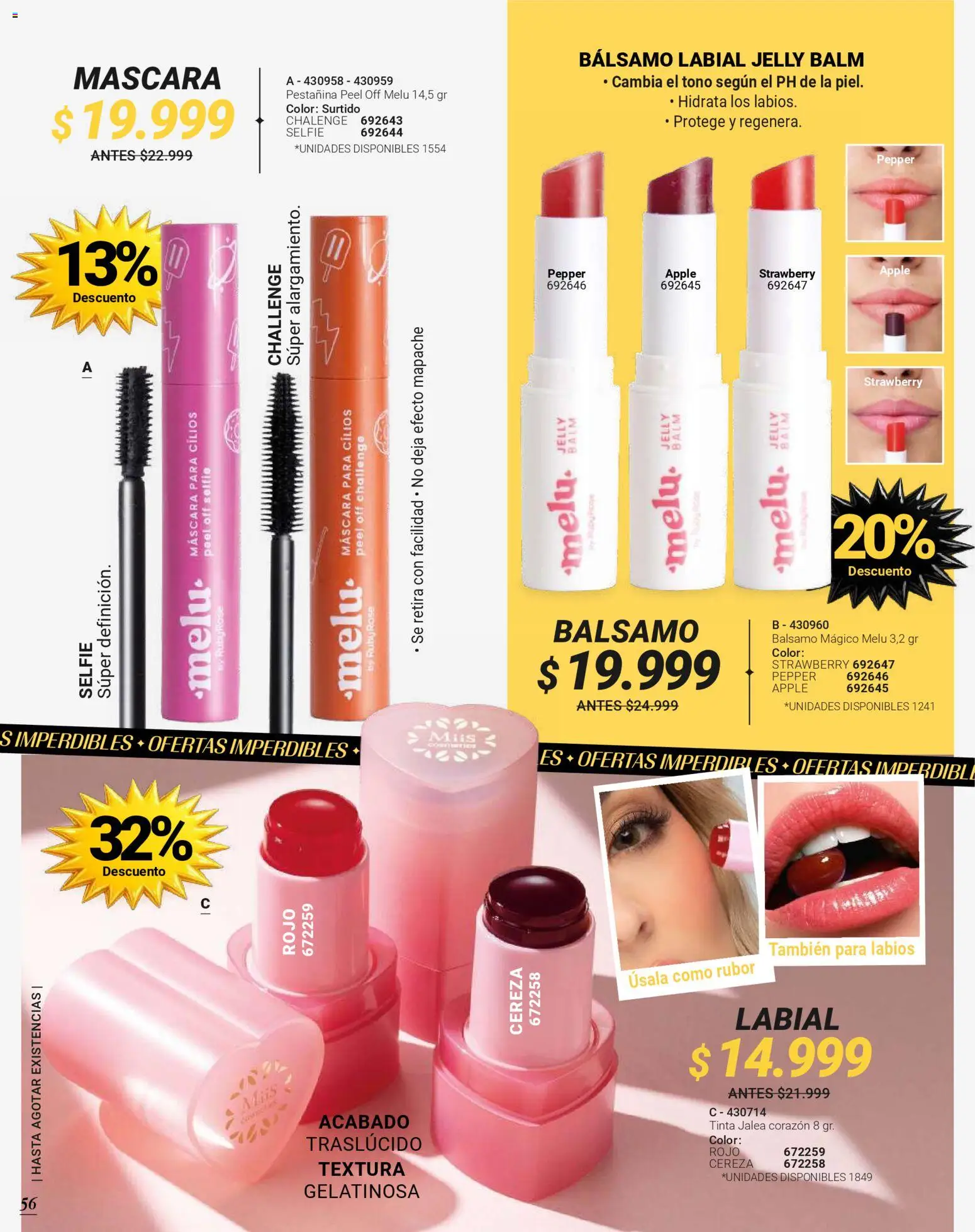 Carmel revista - valida desde el 01.06.2026 | Página: 252 | Productos: Bálsamo, Rubor, Máscara