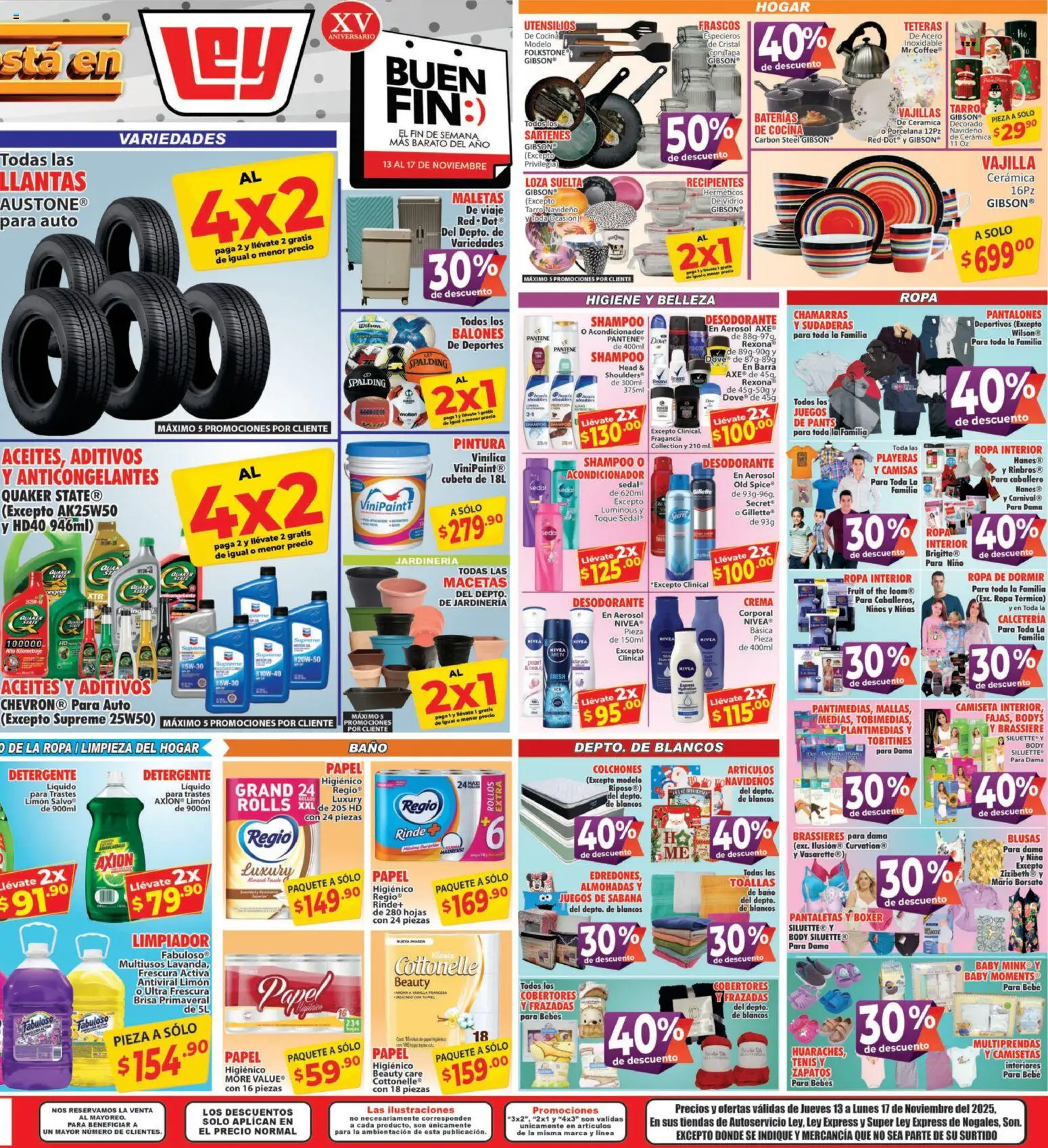 Nuevas ofertas de Casa Ley válidas en toda la República Mexicana desde el 13.11.2025. ¡Encuentra las mejores ofertas en Casa Ley folleto Nogales! | Página: 4 | Productos: Pintura, Toallas, Baño, Acondicionador