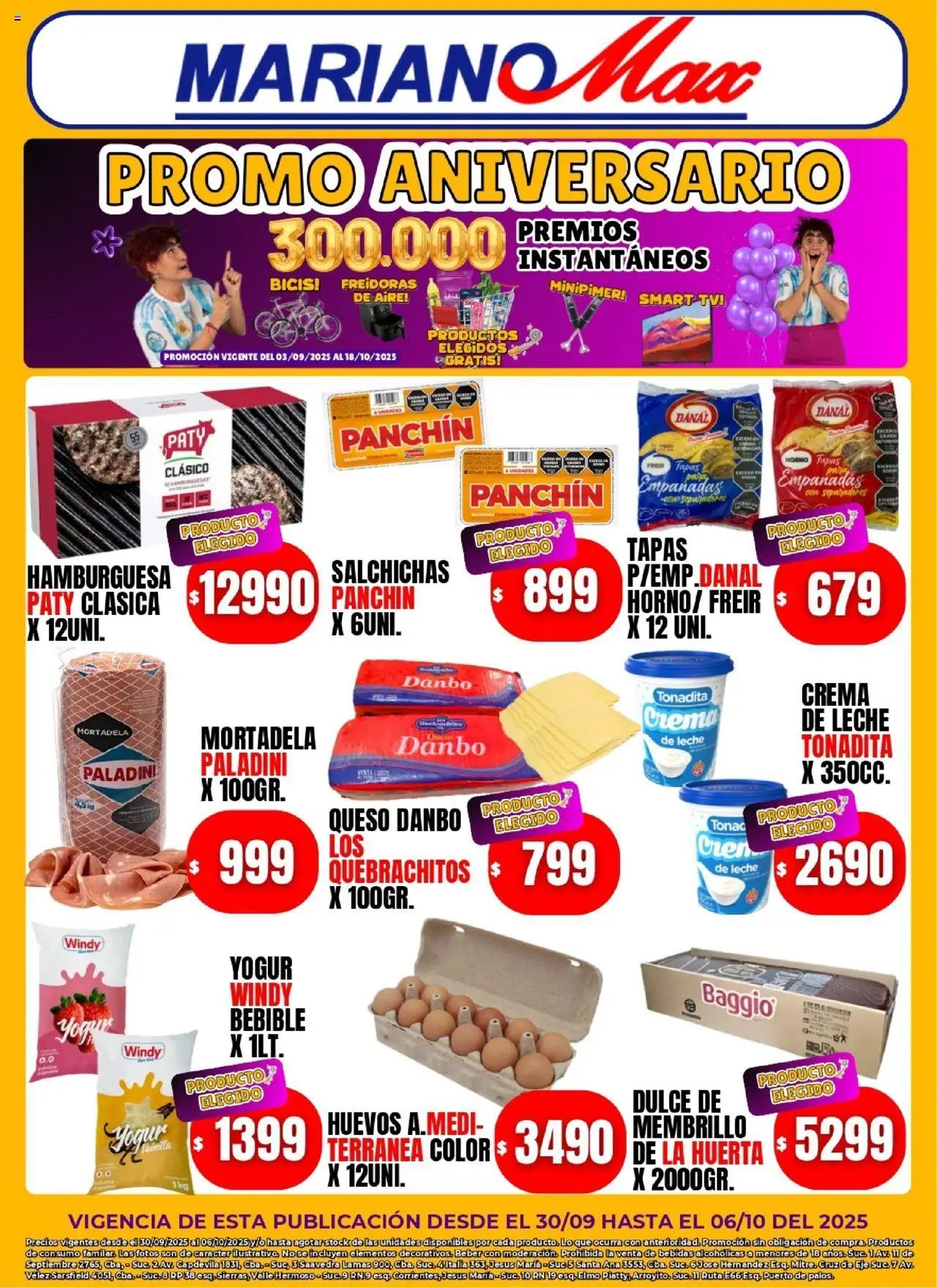 Mariano Max - Catálogo │ válido desde el 30.09.2025 | Página: 4 | Productos: Horno, Mortadela, Crema de leche, Yogur