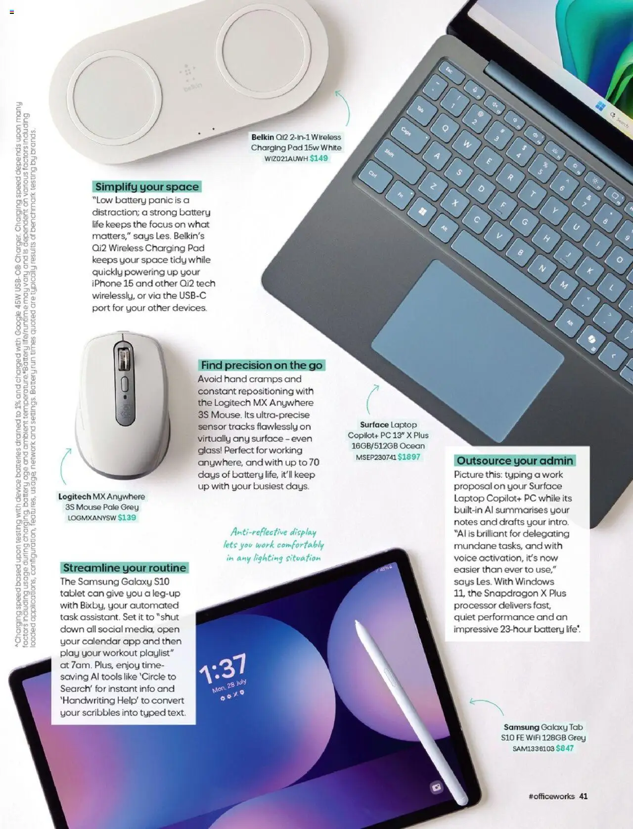 Officeworks catalogue - valid from 13.08.2025 | Page: 42 | Products: Battery, Device, Laptop, Tools