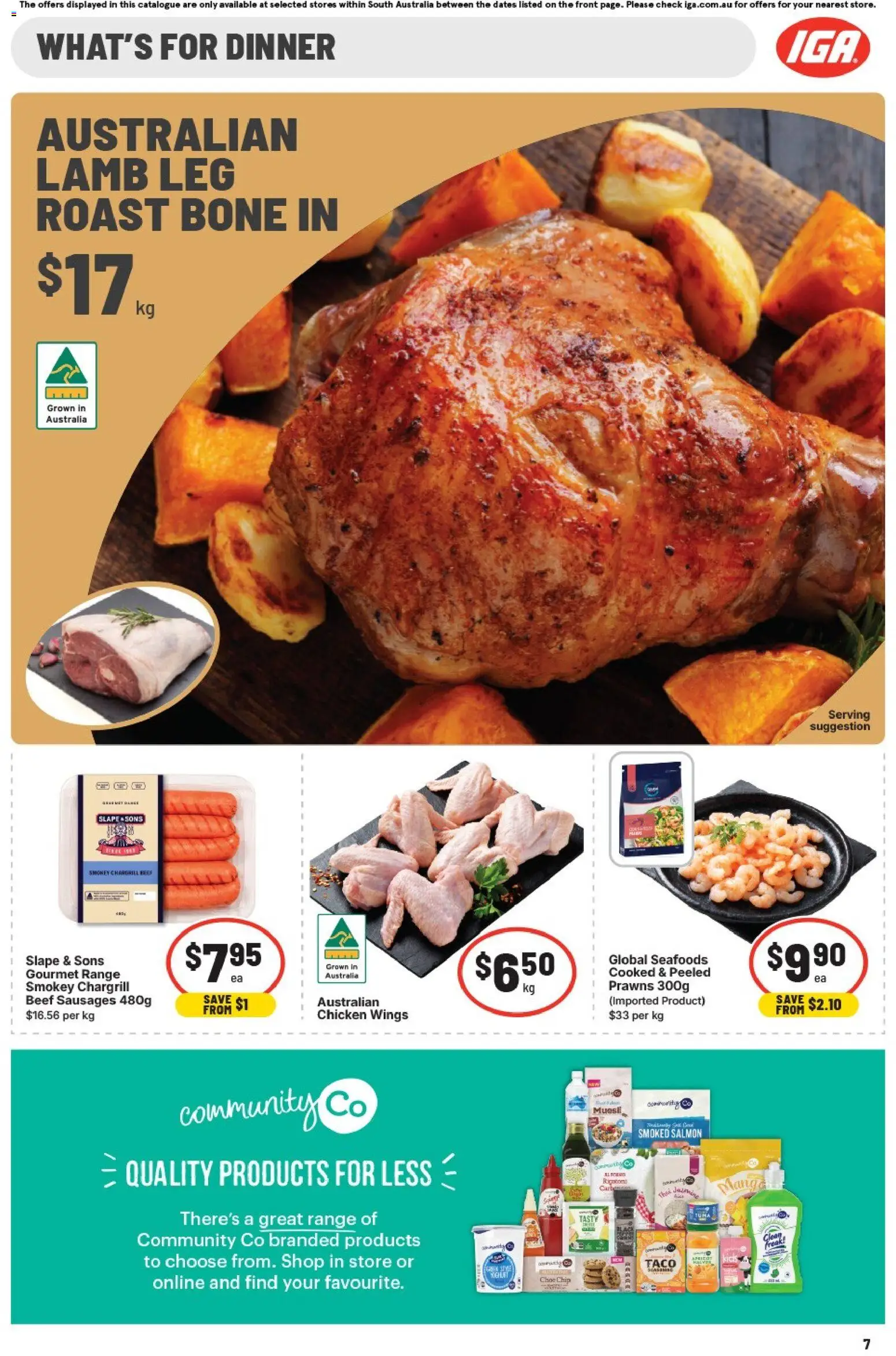IGA catalogue - valid from 04.03.2026 | Page: 7 | Products: Light, Chicken, Rice, Biscuits
