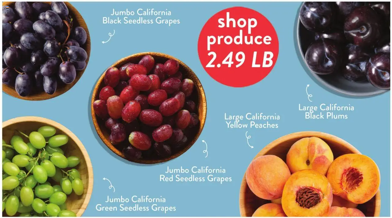 Fresh Thyme Weekly Ad - IL - valid from 08.10.2025 | Page: 6 | Products: Peaches, Grapes