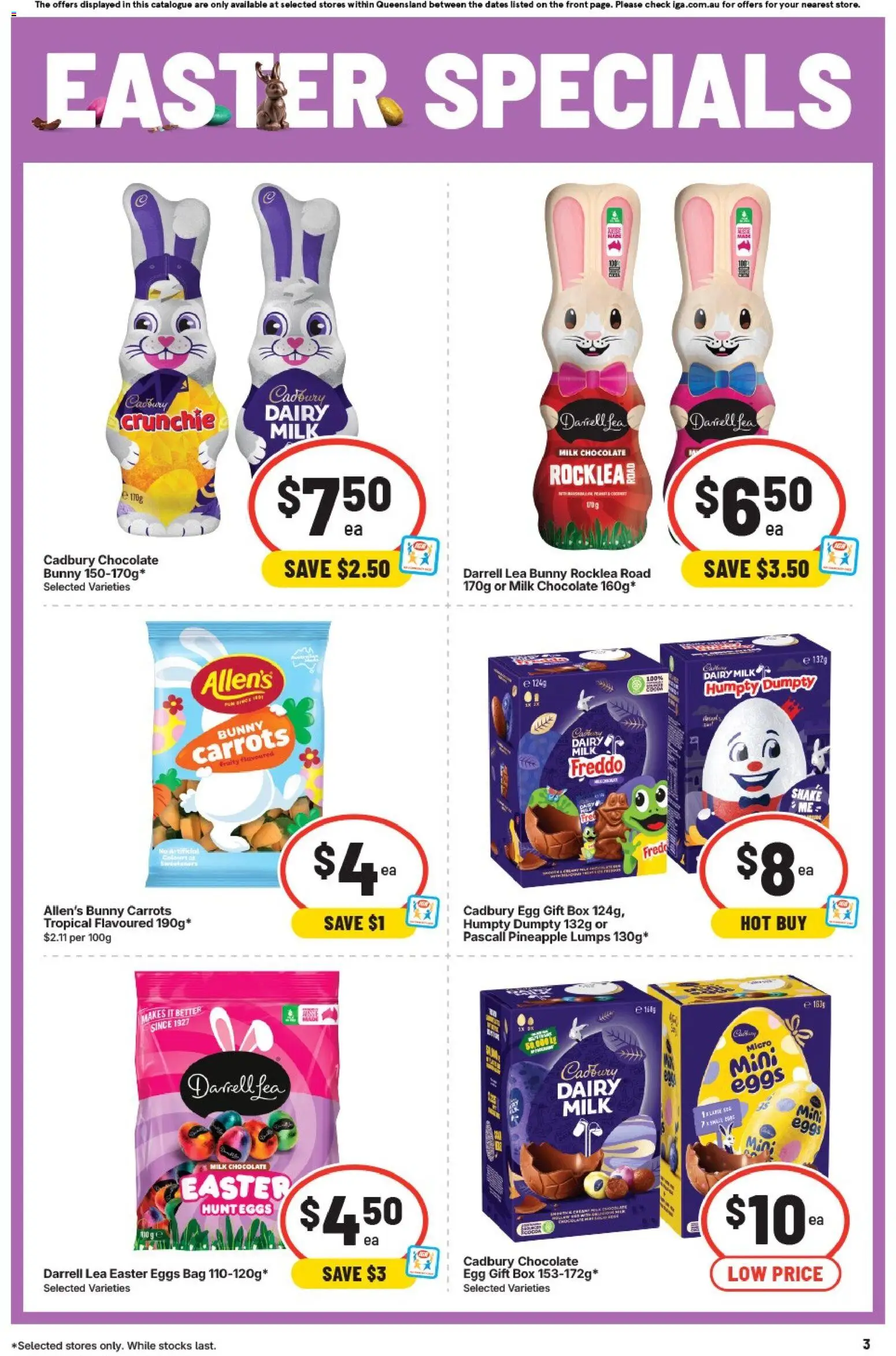 IGA catalogue - valid from 01.04.2026 | Page: 6 | Products: Dairy, Eggs, Carrots, Bag