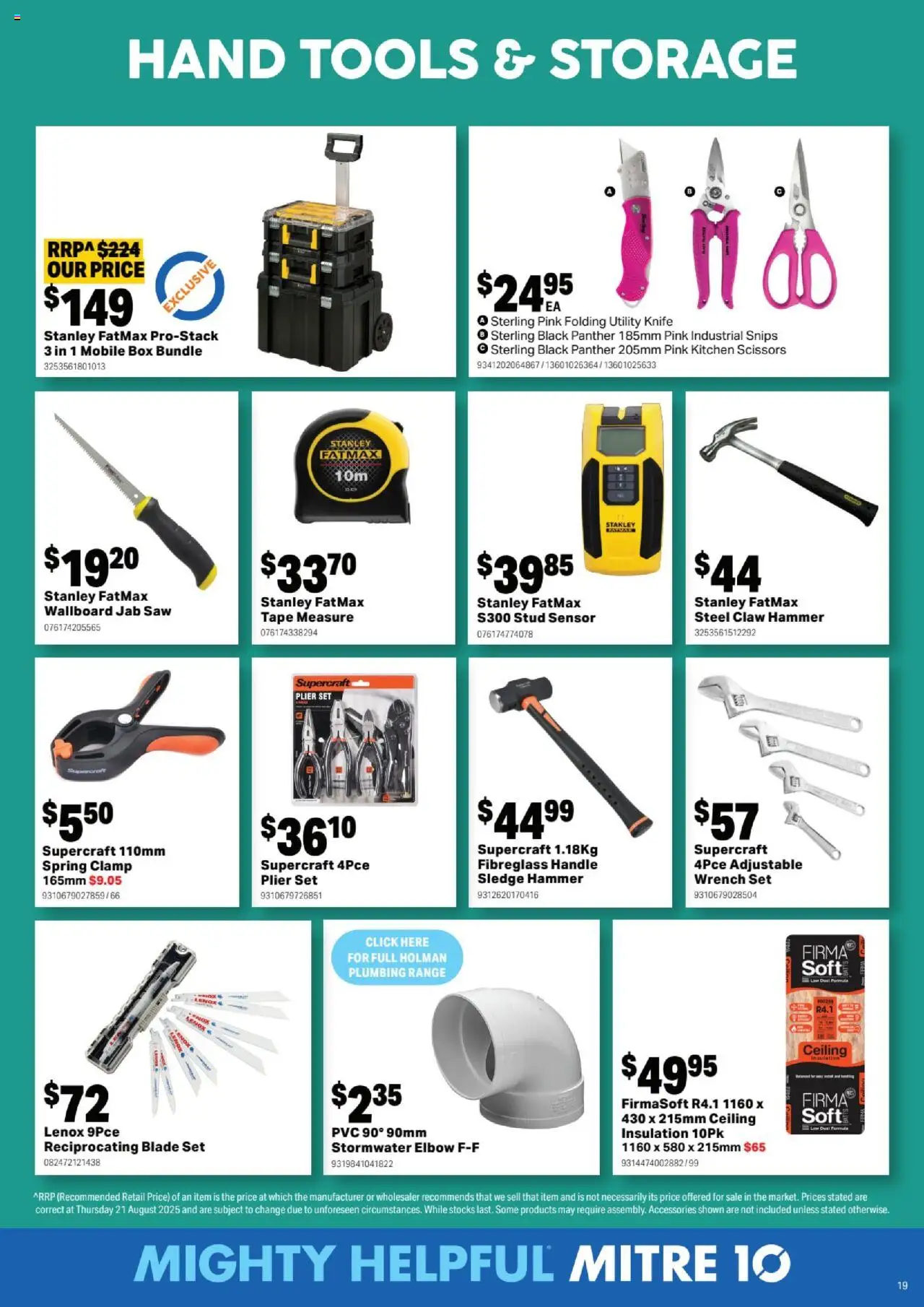 Mitre 10 catalogue - valid from 01.10.2025 | Page: 19