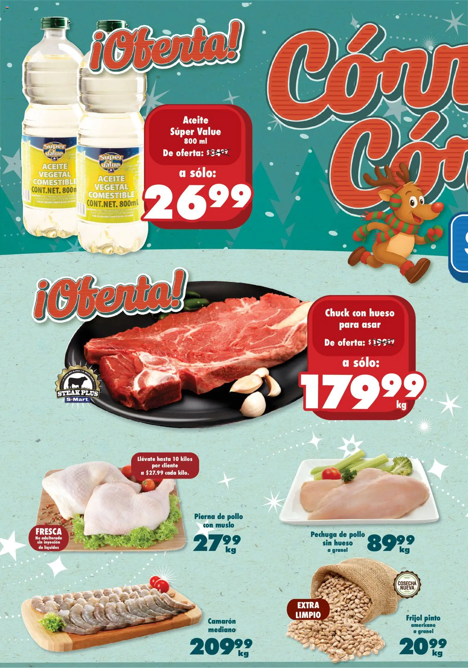 Nuevas ofertas de S-Mart válidas en toda la República Mexicana desde el 07.11.2025. ¡Encuentra las mejores ofertas en S-Mart folleto Juárez! | Página: 2 | Productos: Pollo, Aceite